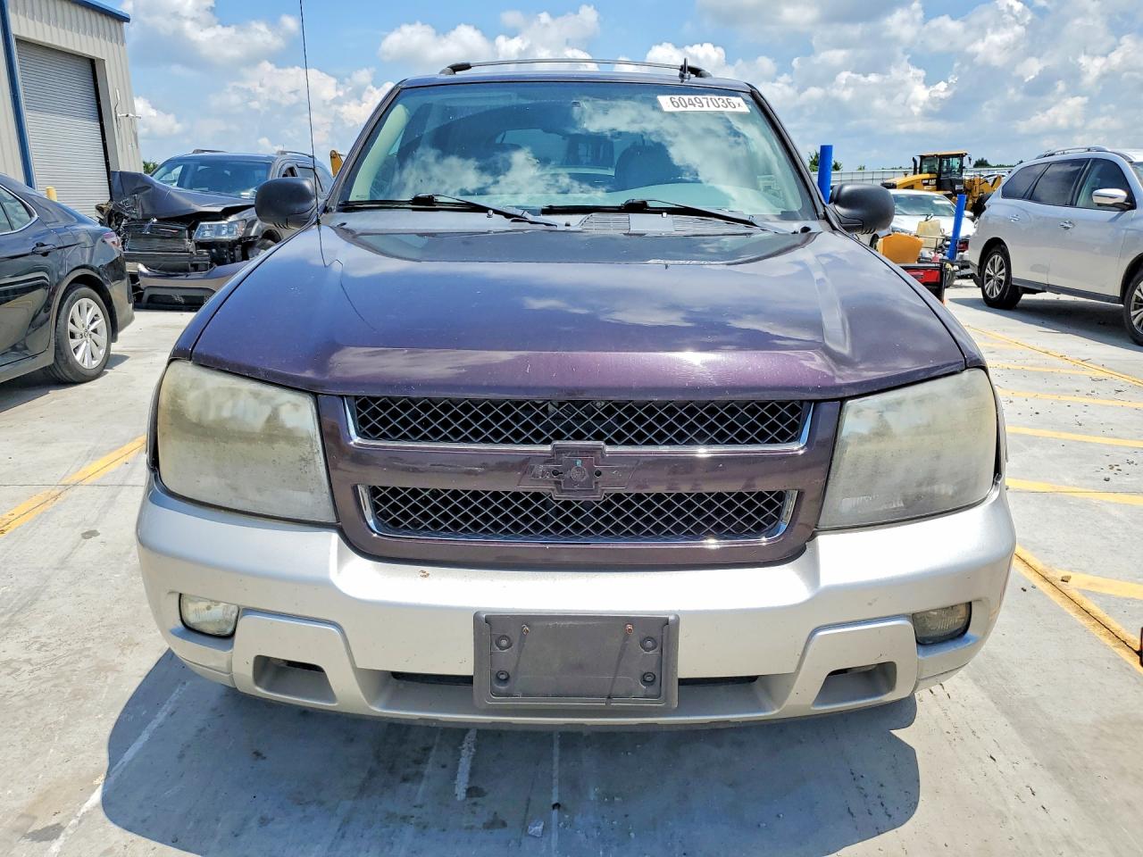 2008 Chevrolet Trailblazer Ls Purple vin: 1GNDT13S382239125