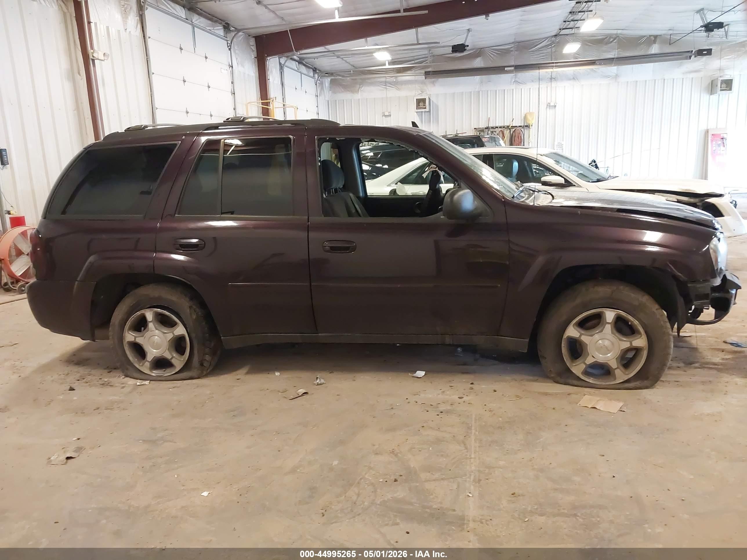 2008 Chevrolet Trailblazer Lt Purple vin: 1GNDT13S382240503