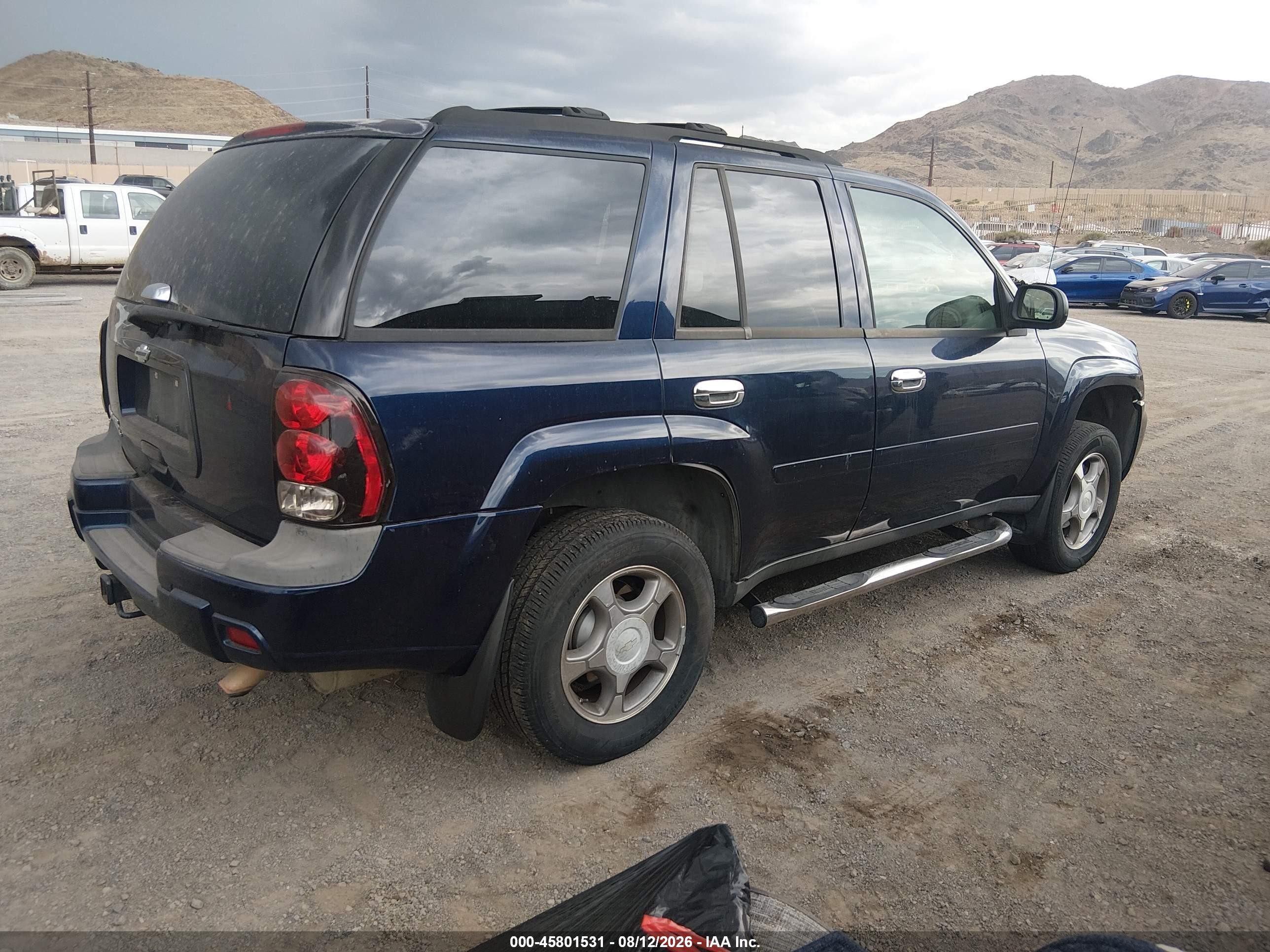 2008 Chevrolet Trailblazer Fleet Синий vin: 1GNDT13S382256717