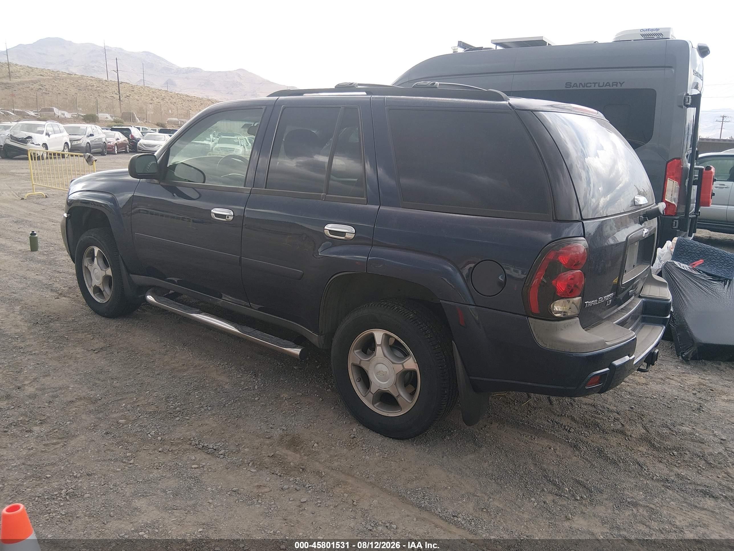 2008 Chevrolet Trailblazer Fleet Синий vin: 1GNDT13S382256717