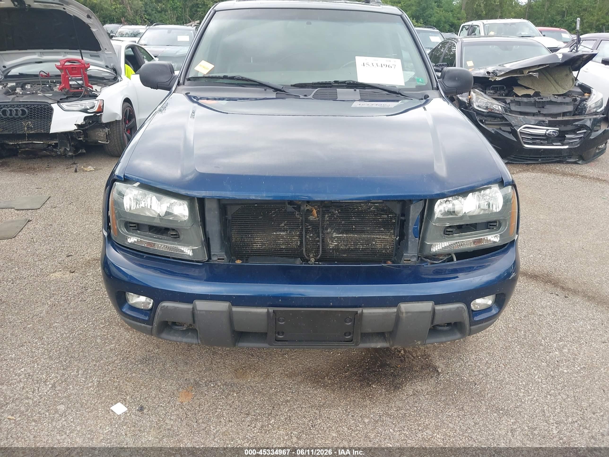 2003 Chevrolet Trailblazer Lt Blue vin: 1GNDT13S432265676