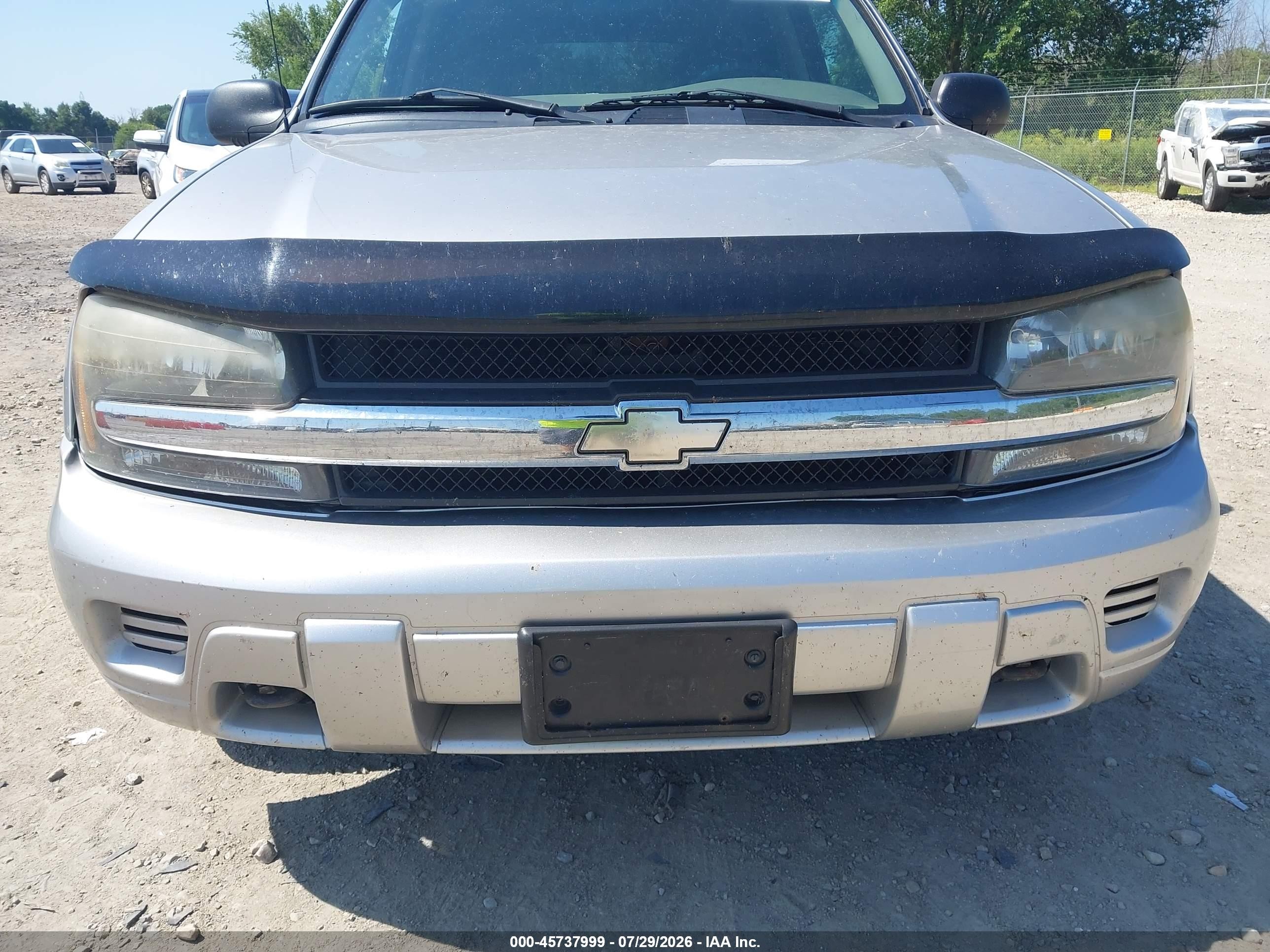2004 Chevrolet Trailblazer Ls Silver vin: 1GNDT13S442156510