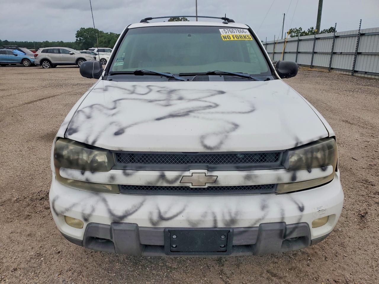 2004 Chevrolet Trailblazer Ls White vin: 1GNDT13S442329152