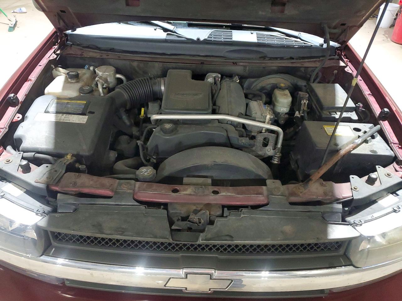 2004 Chevrolet Trailblazer Ls/lt Maroon vin: 1GNDT13S442351720