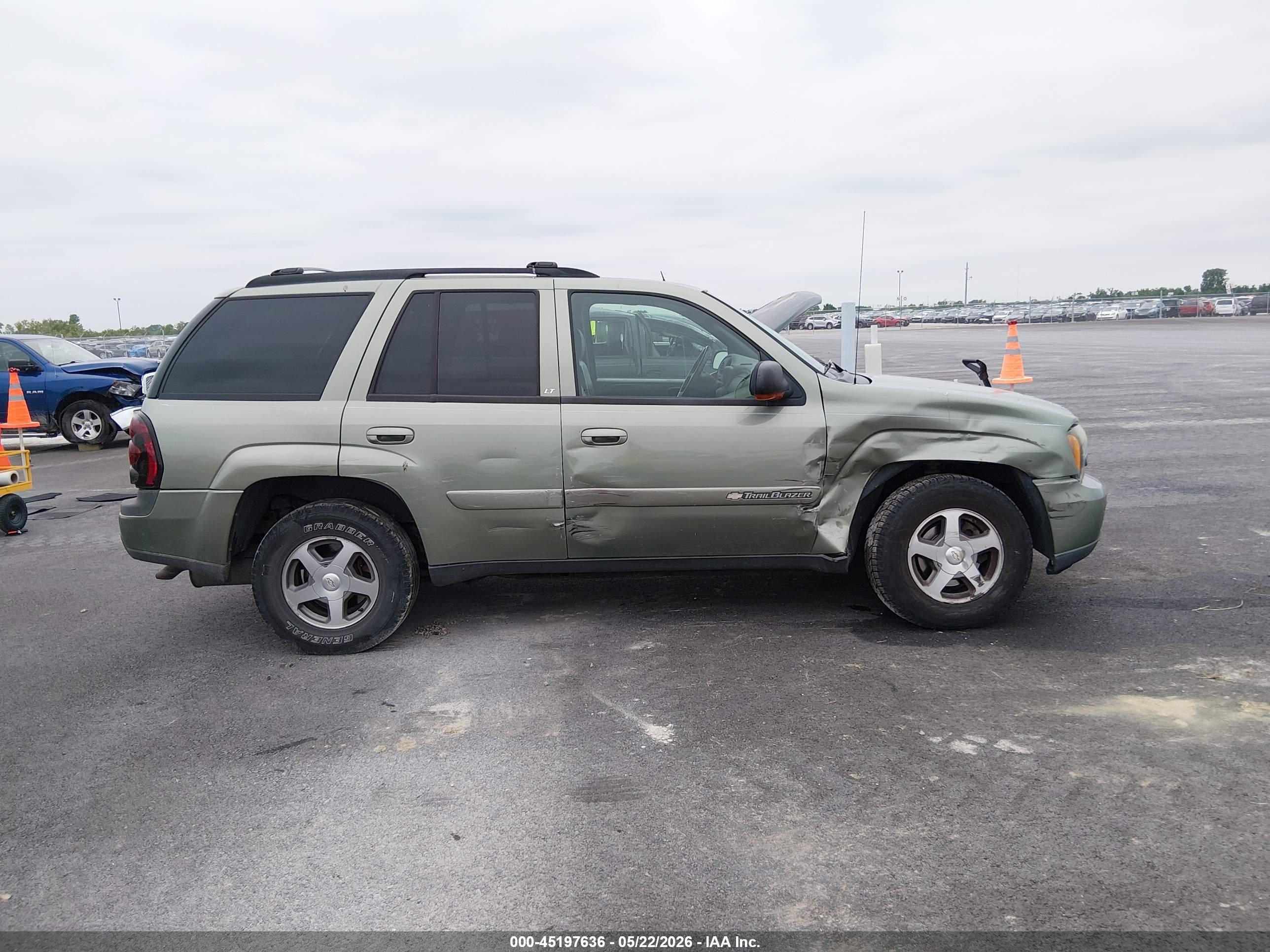 2004 Chevrolet Trailblazer Lt Green vin: 1GNDT13S442437786