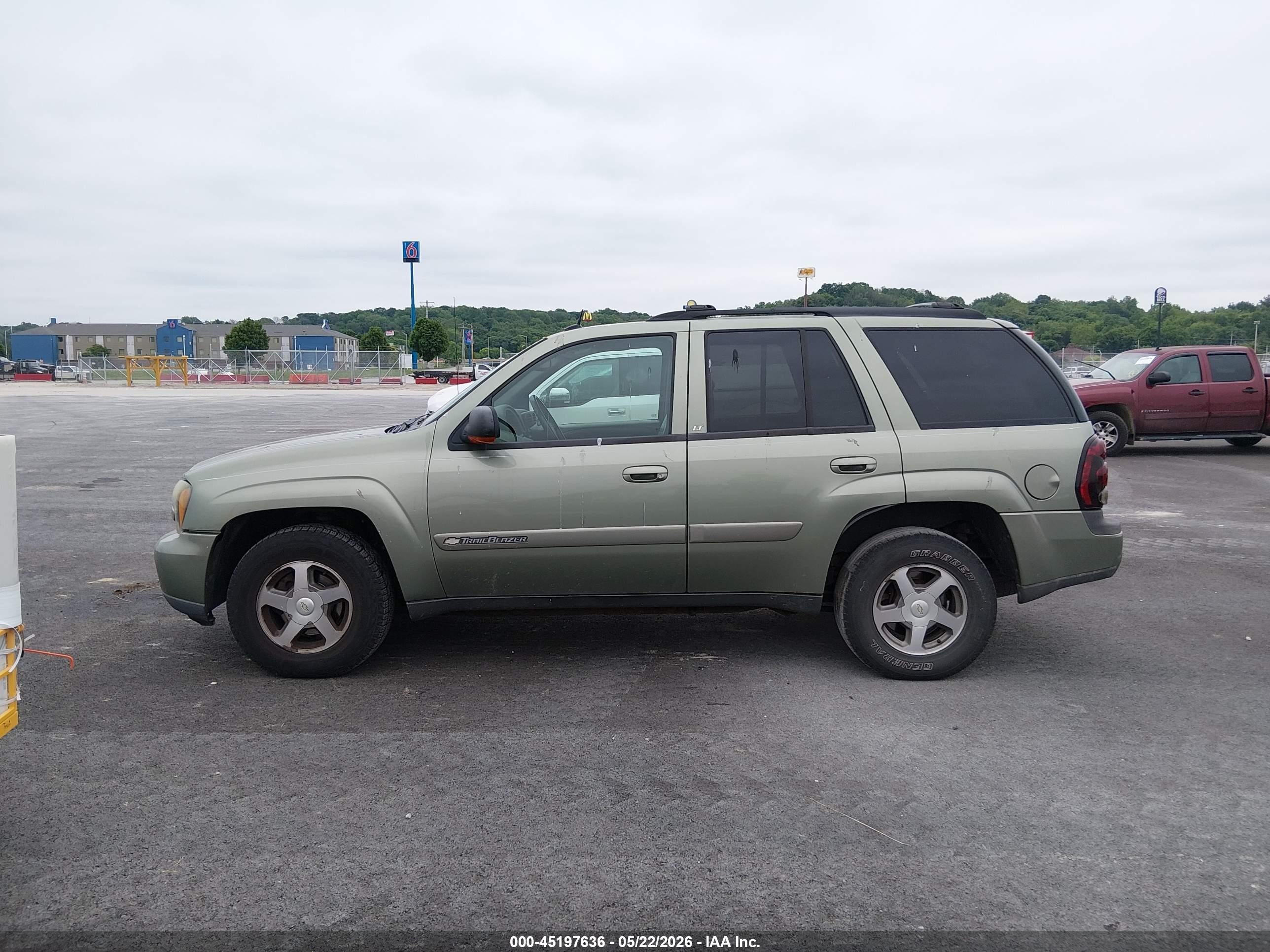 2004 Chevrolet Trailblazer Lt Green vin: 1GNDT13S442437786