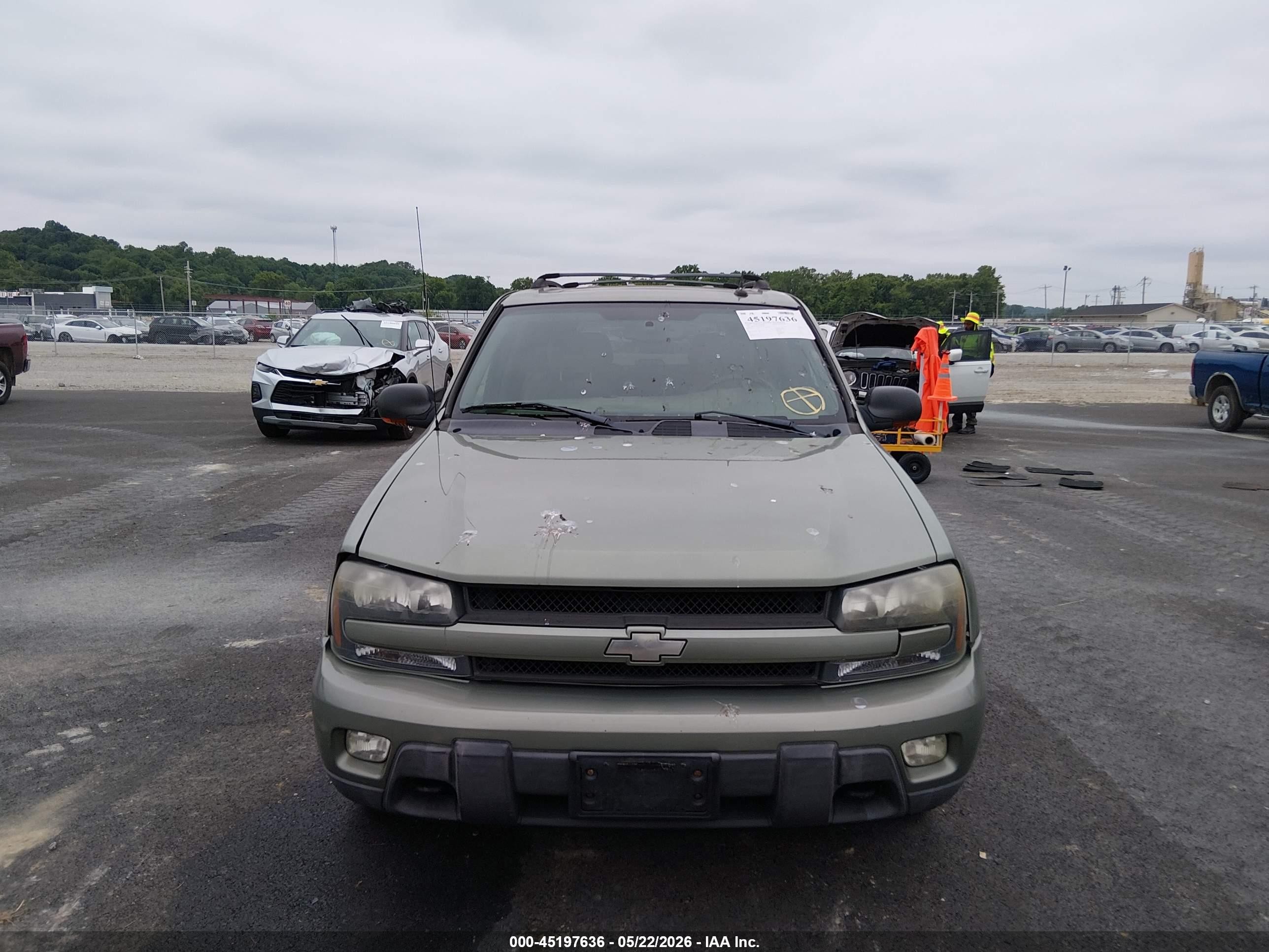 2004 Chevrolet Trailblazer Lt Green vin: 1GNDT13S442437786