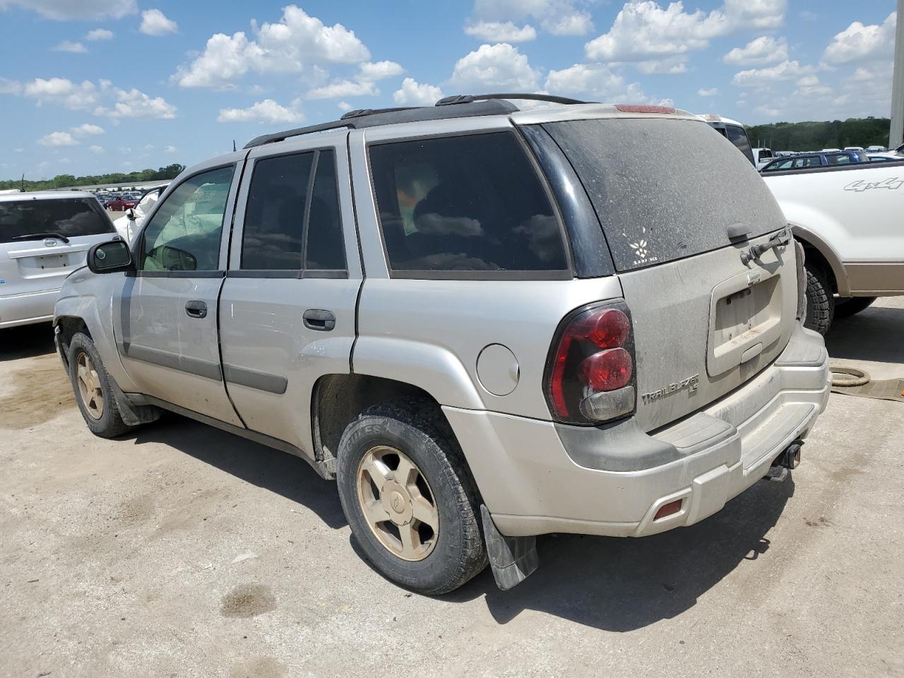 2005 Chevrolet Trailblazer Ls Silver vin: 1GNDT13S452176015