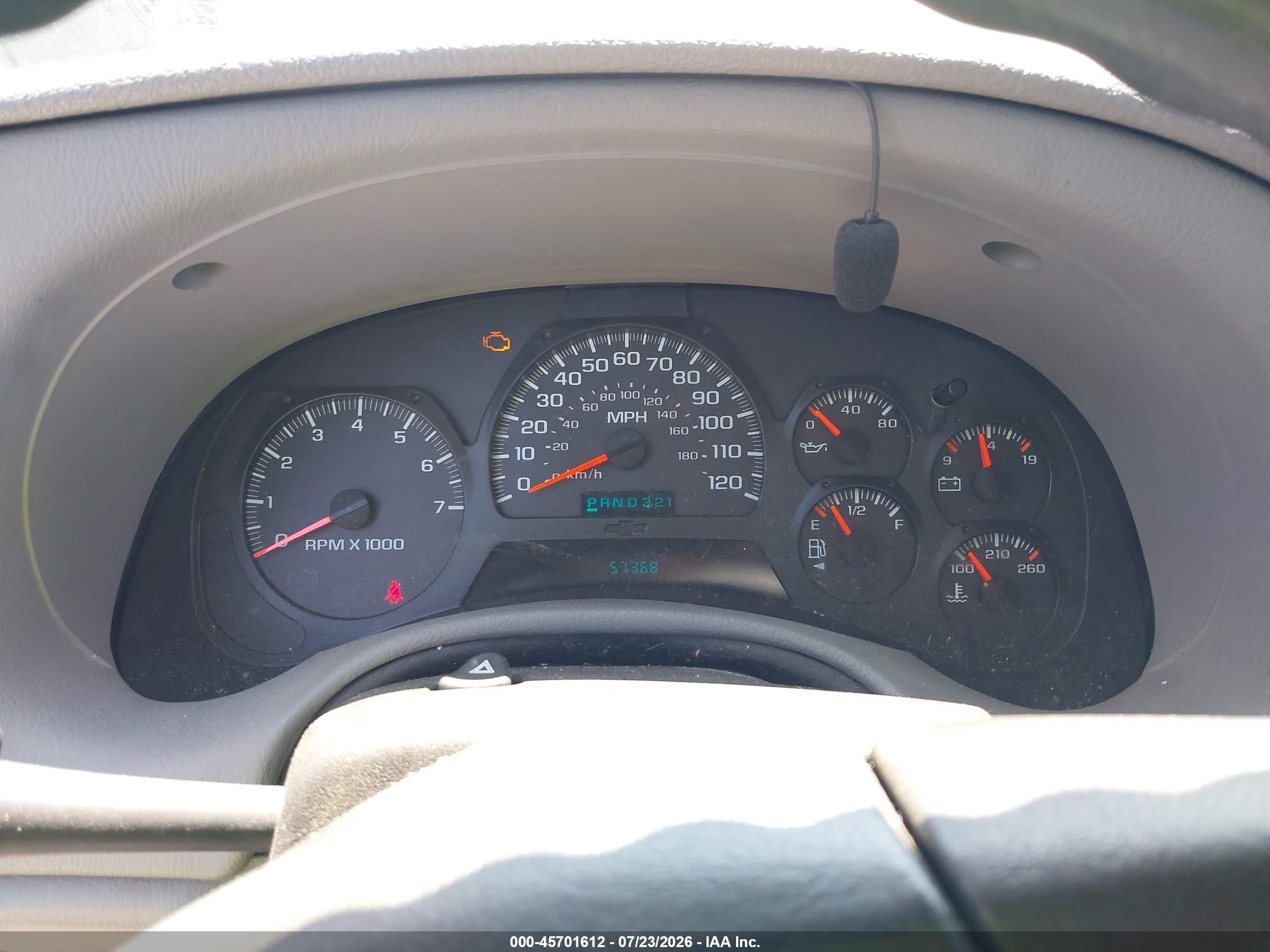 2005 Chevrolet Trailblazer Ls White vin: 1GNDT13S452250081