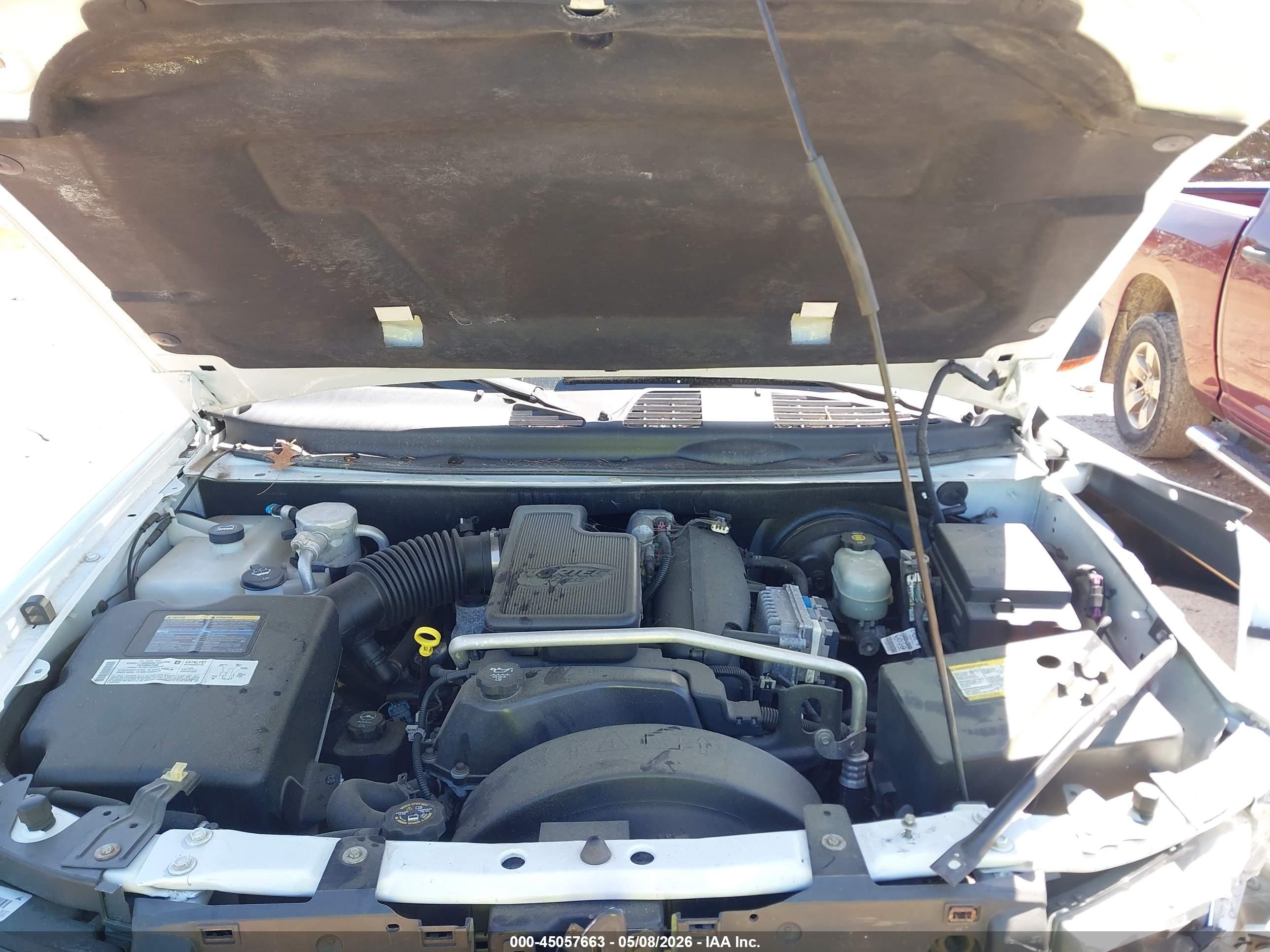 2005 Chevrolet Trailblazer Lt White vin: 1GNDT13S452304964
