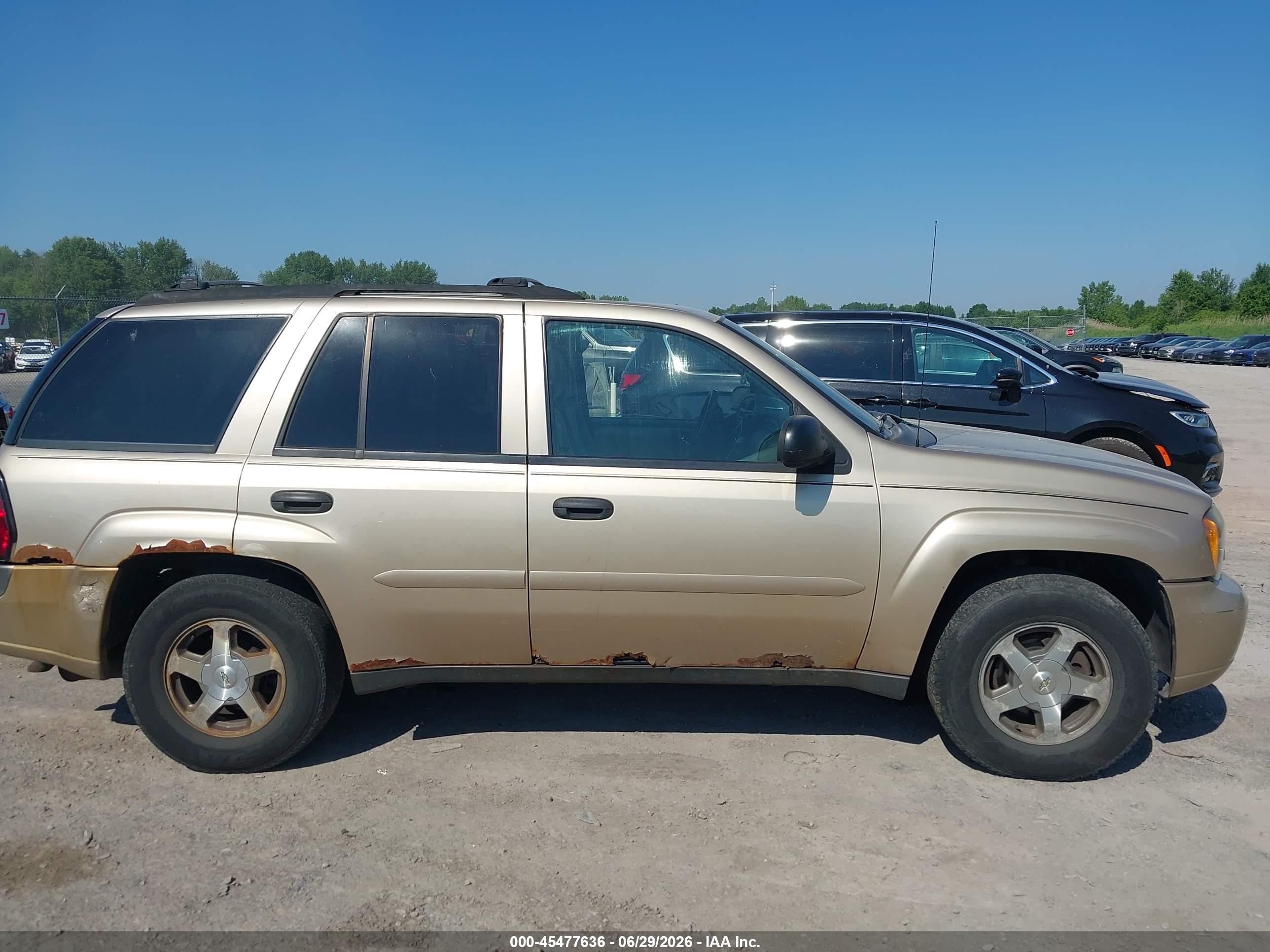 2006 Chevrolet Trailblazer Ls Gold vin: 1GNDT13S462117984