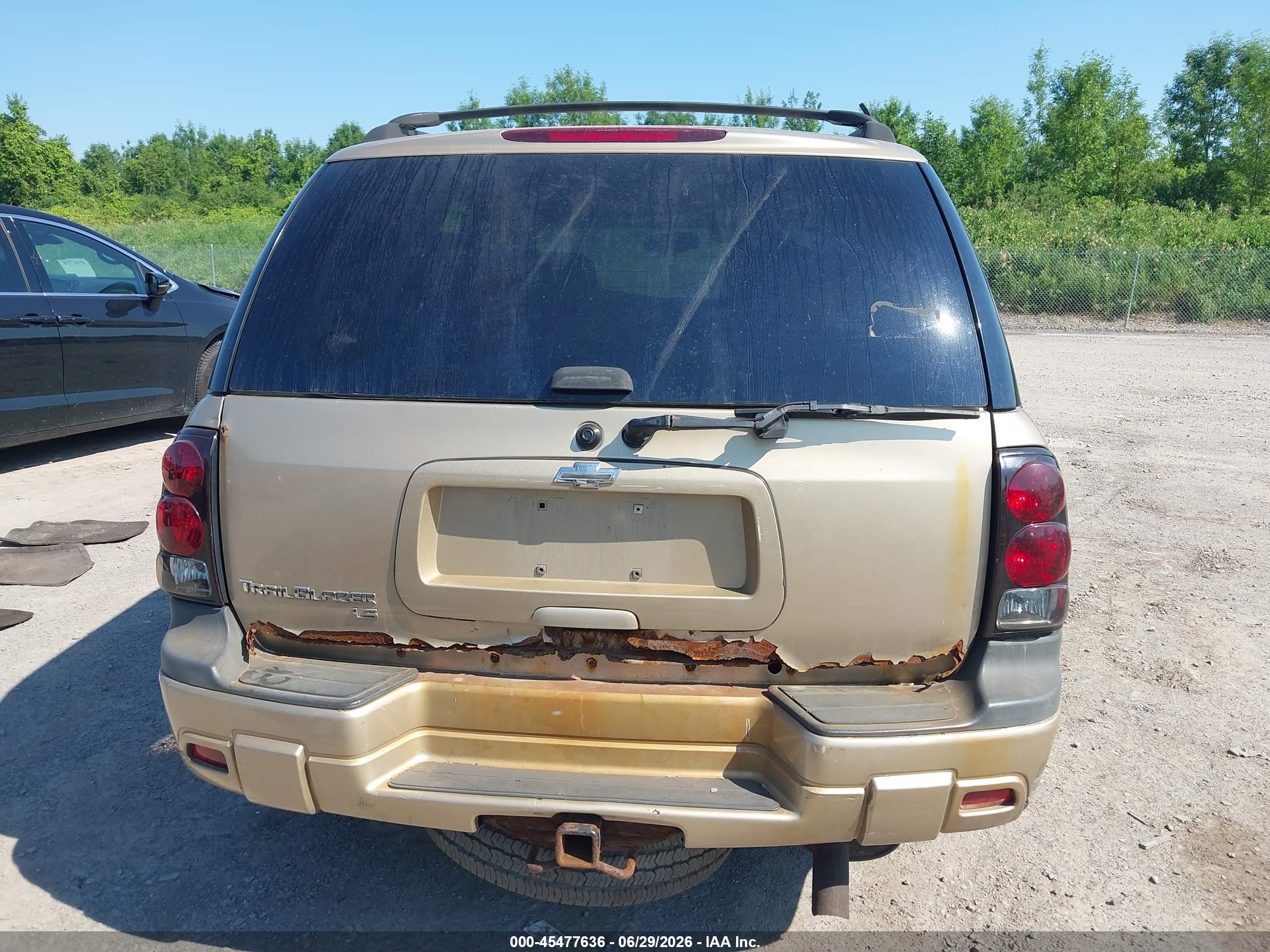 2006 Chevrolet Trailblazer Ls Gold vin: 1GNDT13S462117984