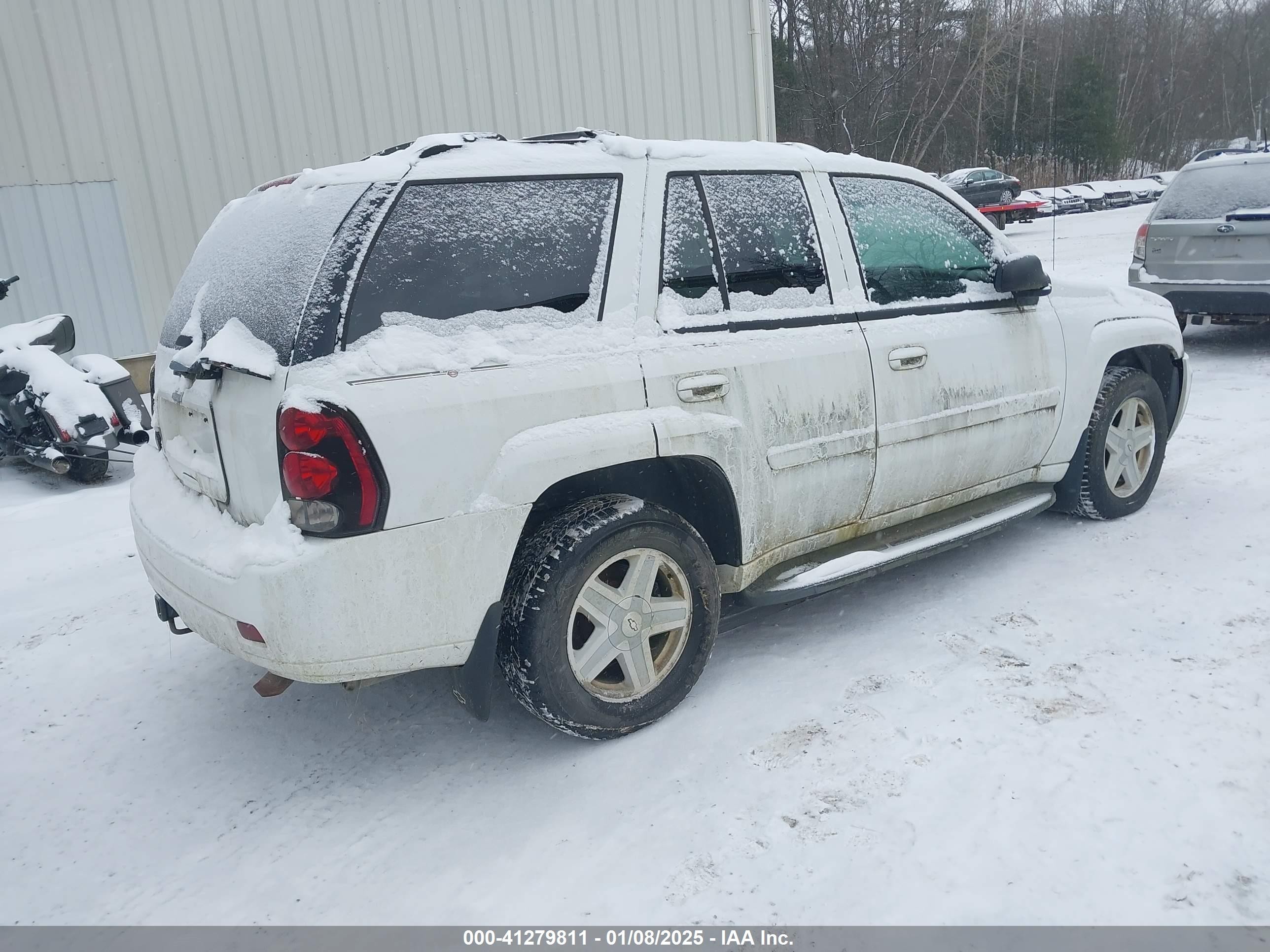 2006 Chevrolet Trailblazer Lt Белый vin: 1GNDT13S462308532