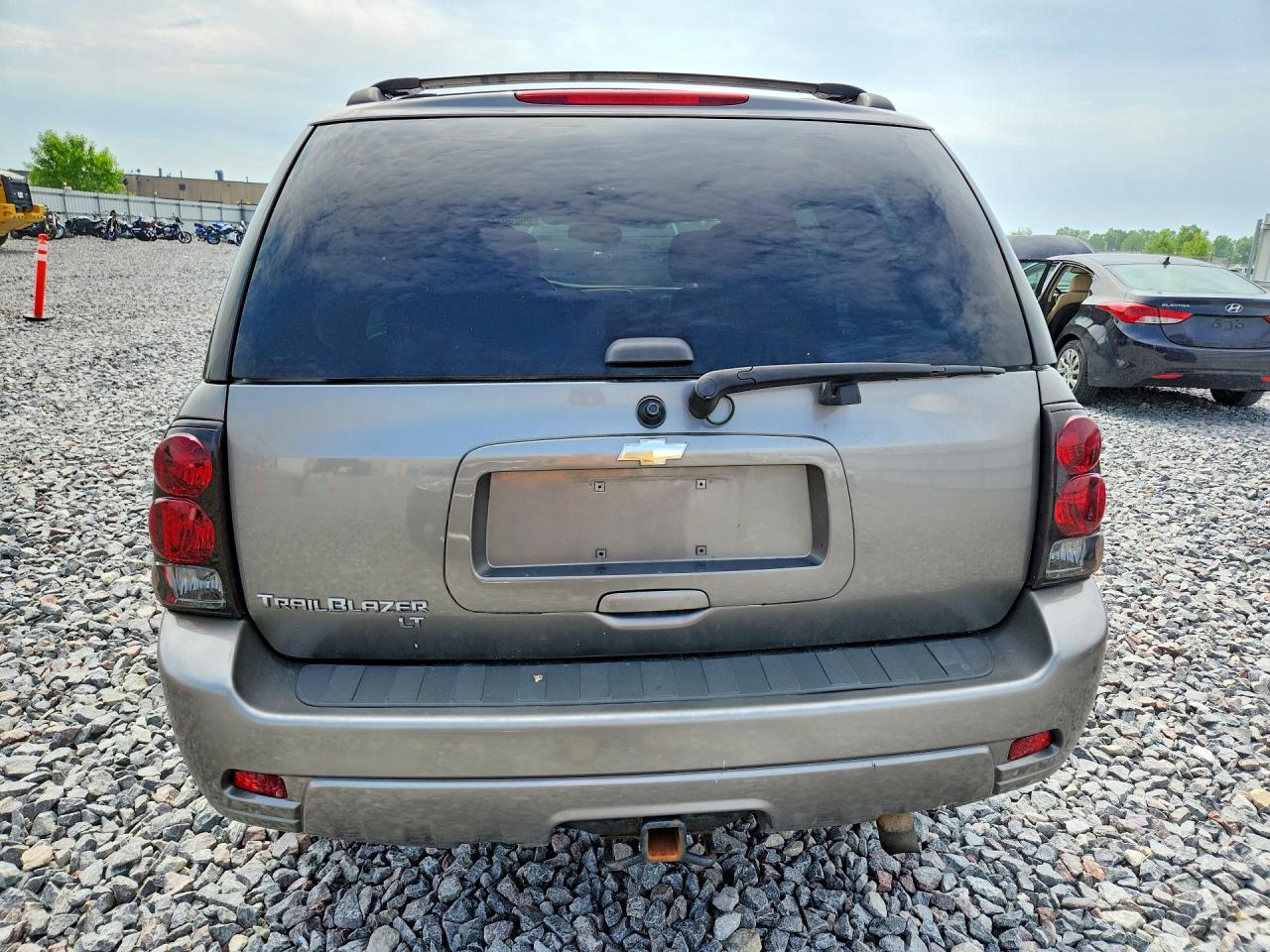 2007 Chevrolet Trailblazer Ls Gray vin: 1GNDT13S472136472