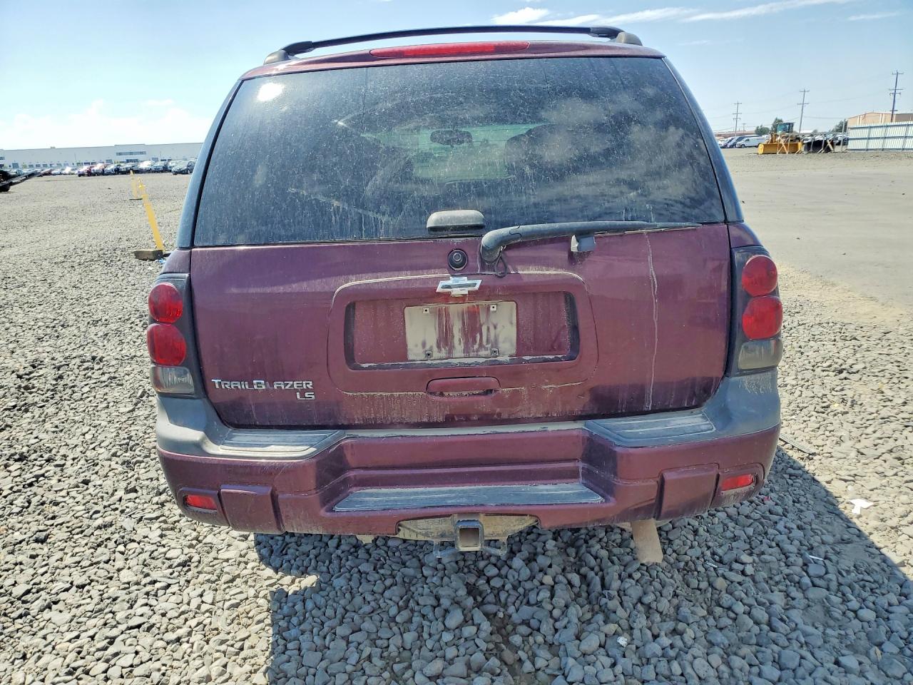 2007 Chevrolet Trailblazer Ls/lt Burgundy vin: 1GNDT13S472163283