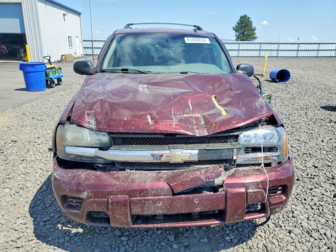 2007 Chevrolet Trailblazer Ls/lt Burgundy vin: 1GNDT13S472163283