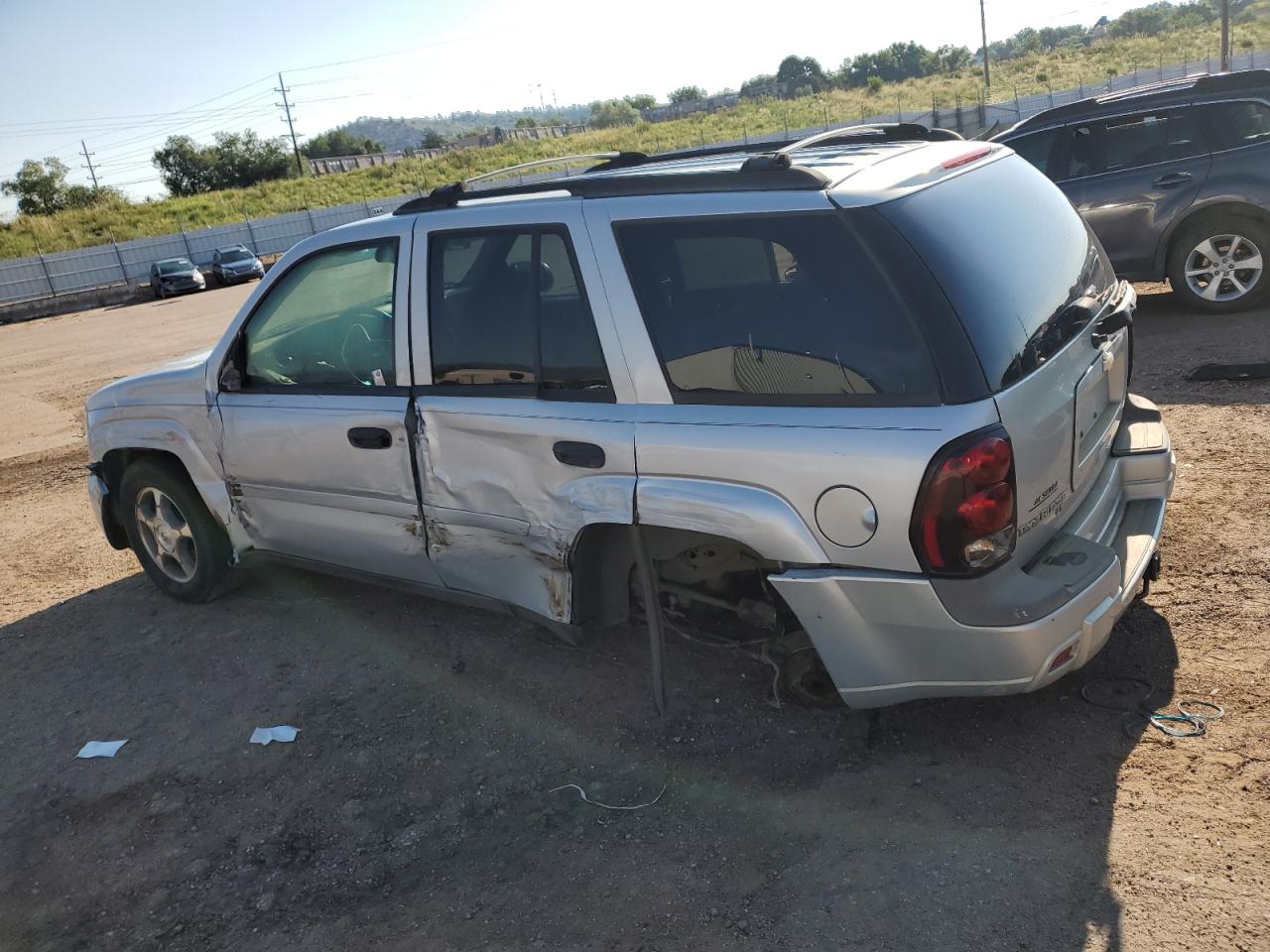 2007 Chevrolet Trailblazer Ls Silver vin: 1GNDT13S472209291