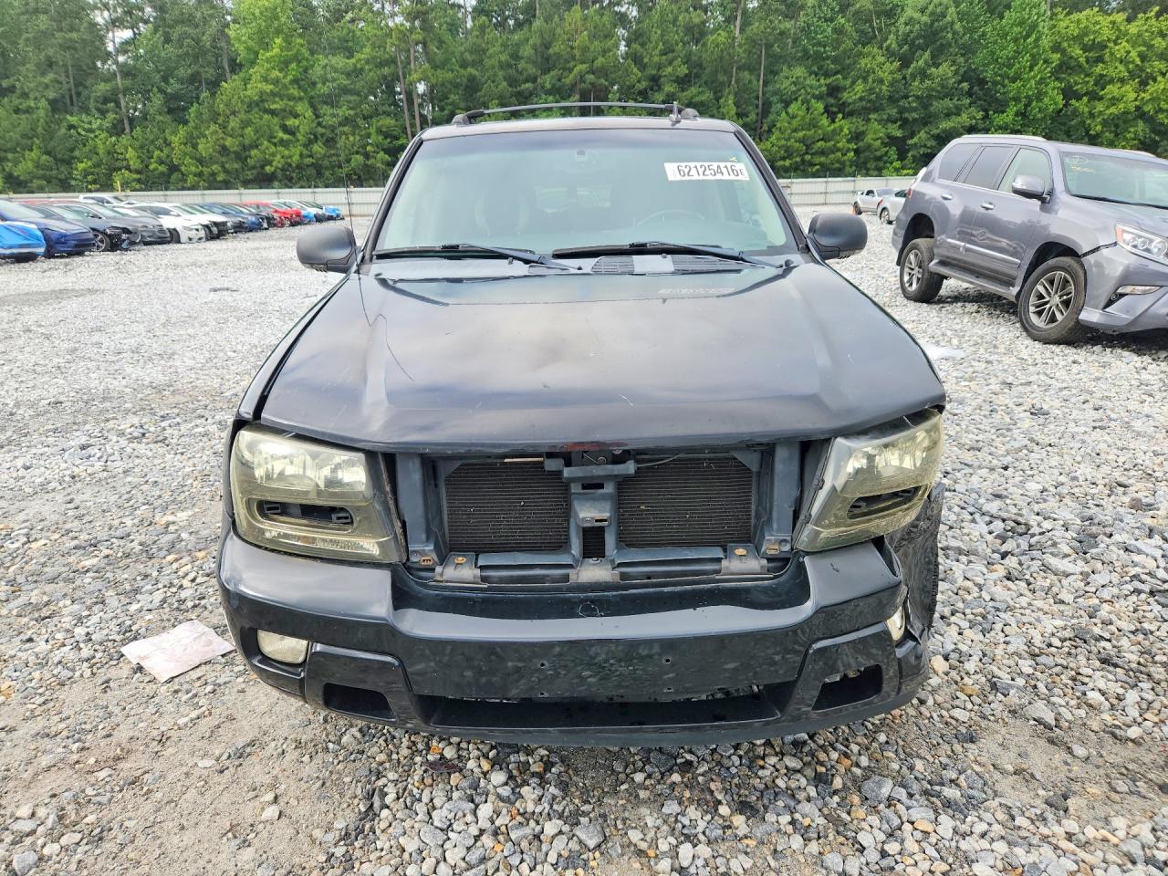 2007 Chevrolet Trailblazer Ls Black vin: 1GNDT13S472299865