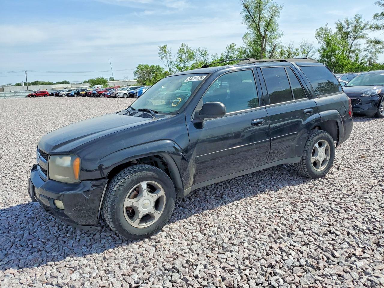 2008 Chevrolet Trailblazer Ls Черный vin: 1GNDT13S482132018