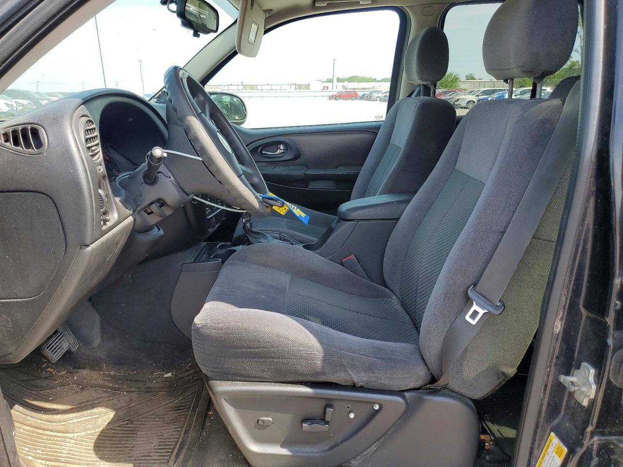 2008 Chevrolet Trailblazer Ls Black vin: 1GNDT13S482132018