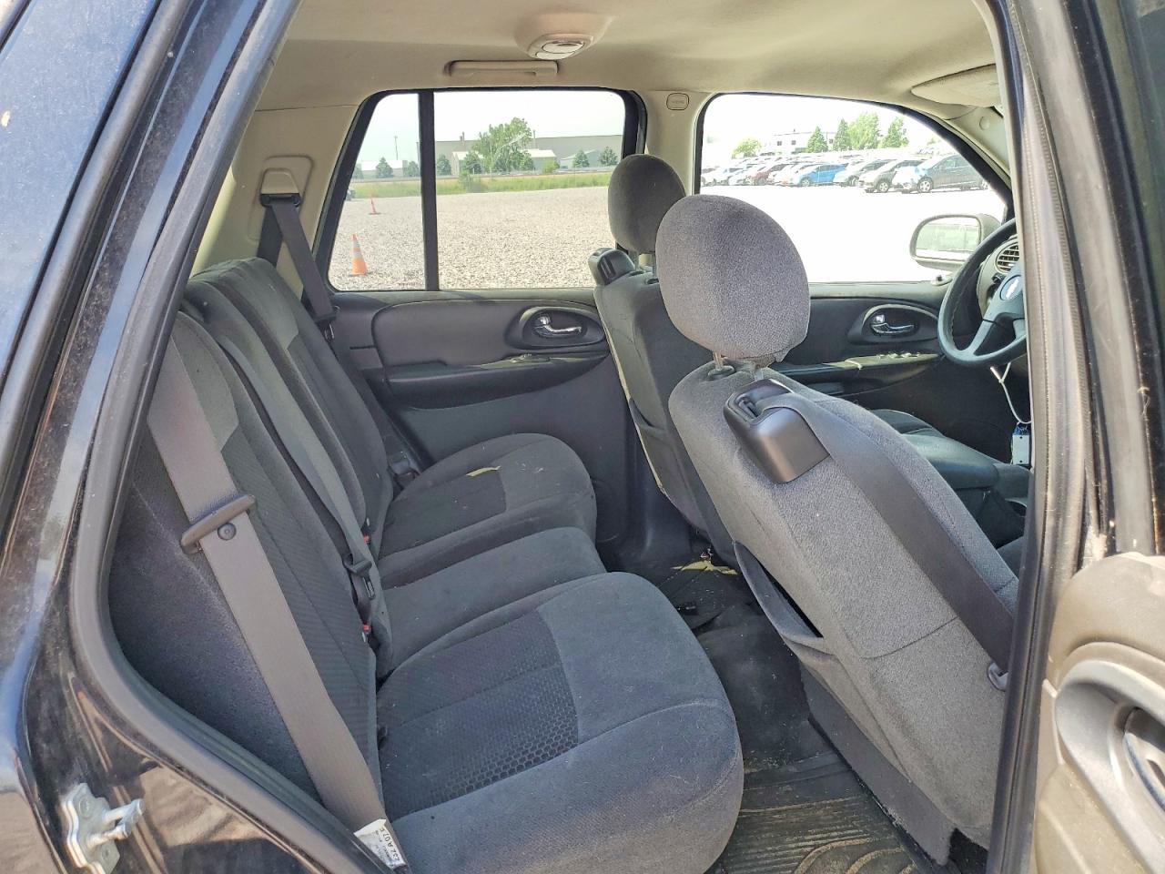 2008 Chevrolet Trailblazer Ls Black vin: 1GNDT13S482132018