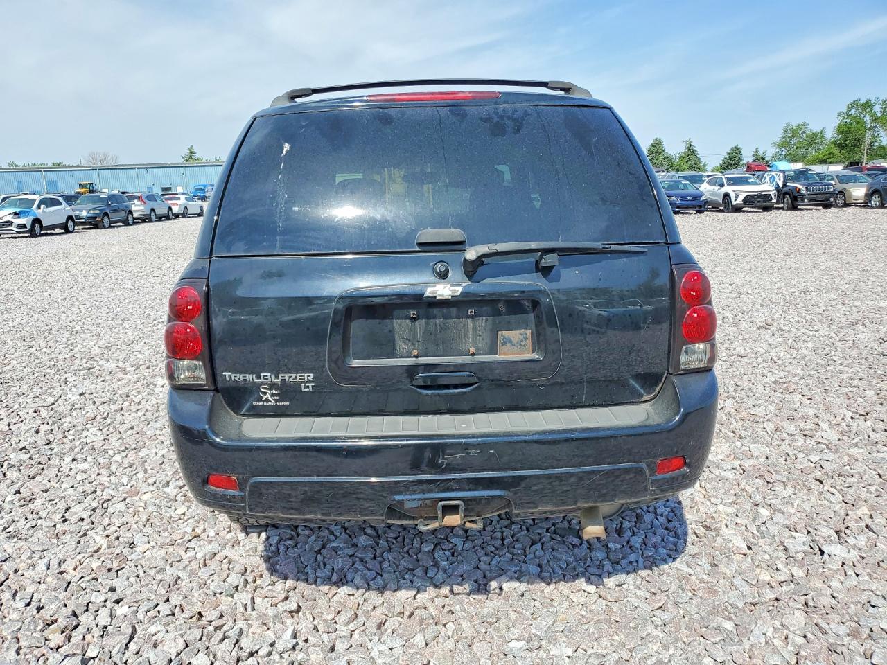 2008 Chevrolet Trailblazer Ls Black vin: 1GNDT13S482132018