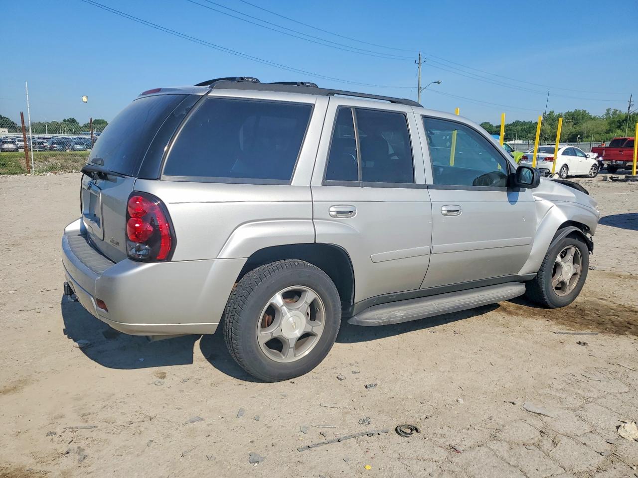 2008 Chevrolet Trailblazer Ls Silver vin: 1GNDT13S482146324