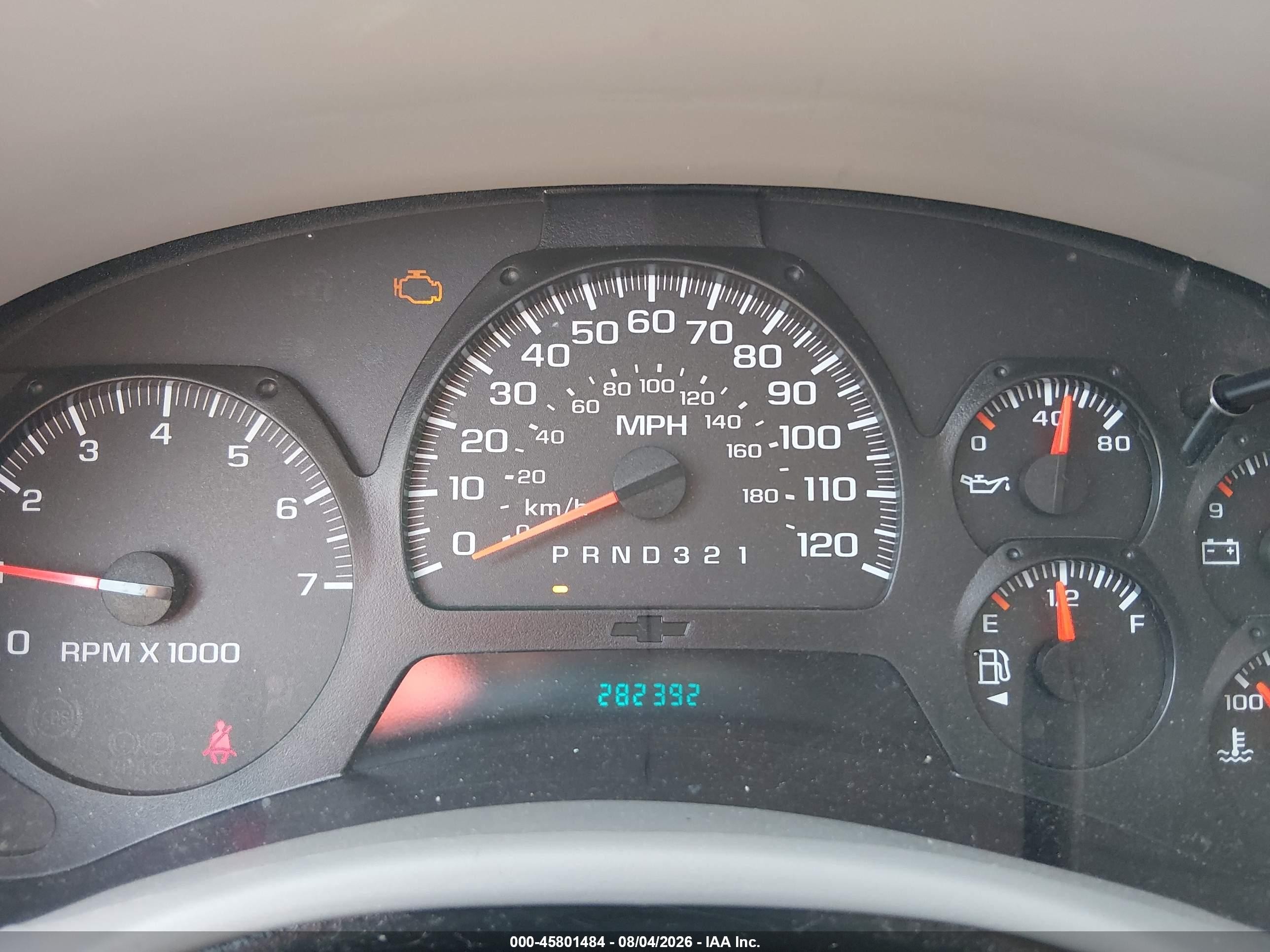 2008 Chevrolet Trailblazer Fleet White vin: 1GNDT13S482154133