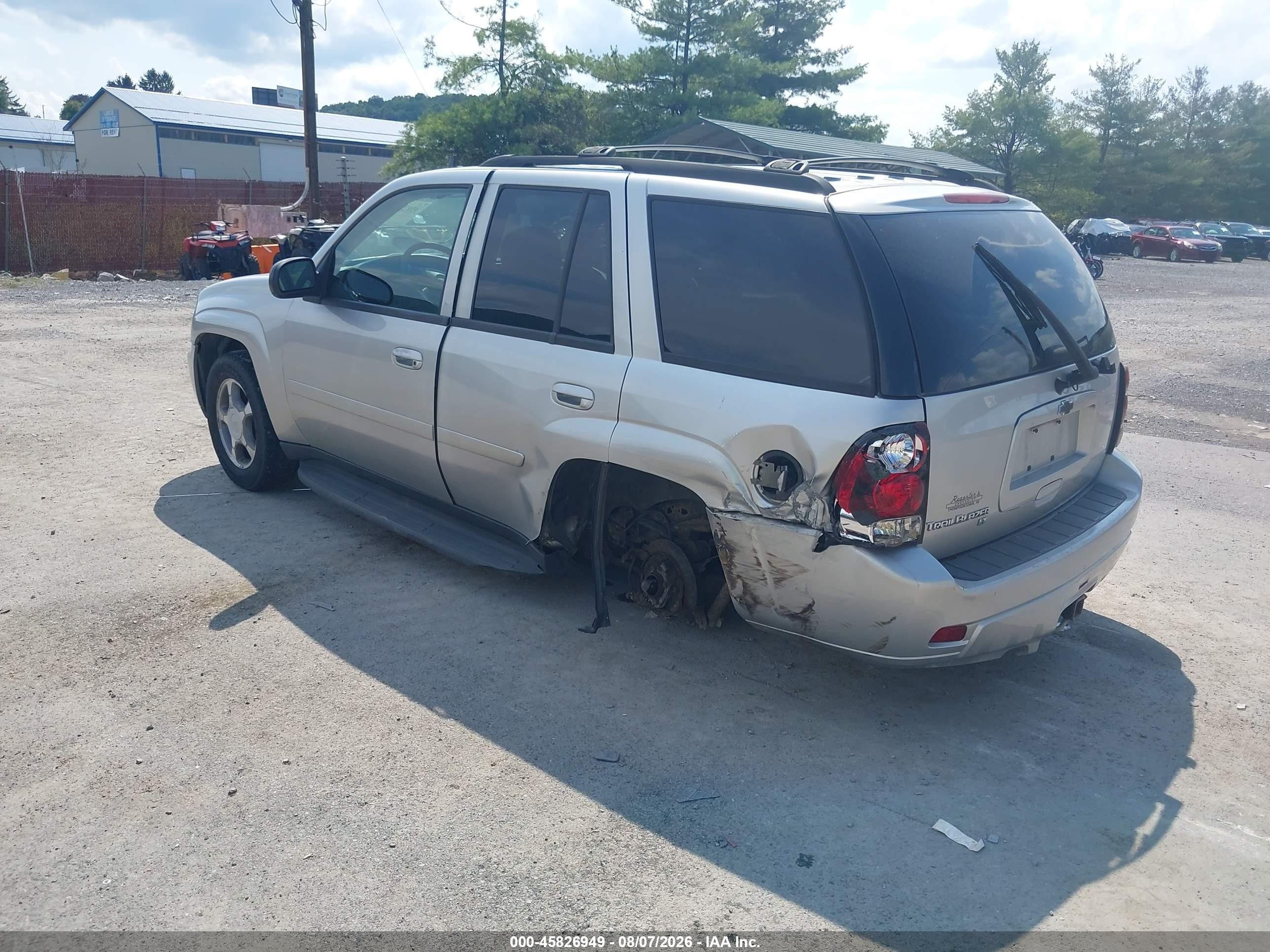 2008 Chevrolet Trailblazer Lt Silver vin: 1GNDT13S482192543