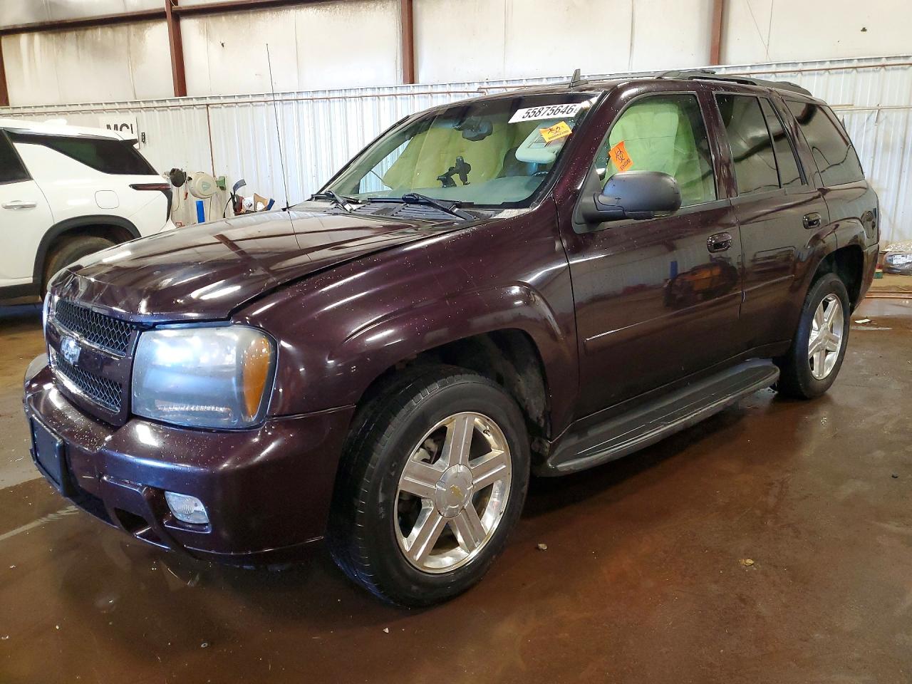 2008 Chevrolet Trailblazer Ls Бордовый vin: 1GNDT13S482242583