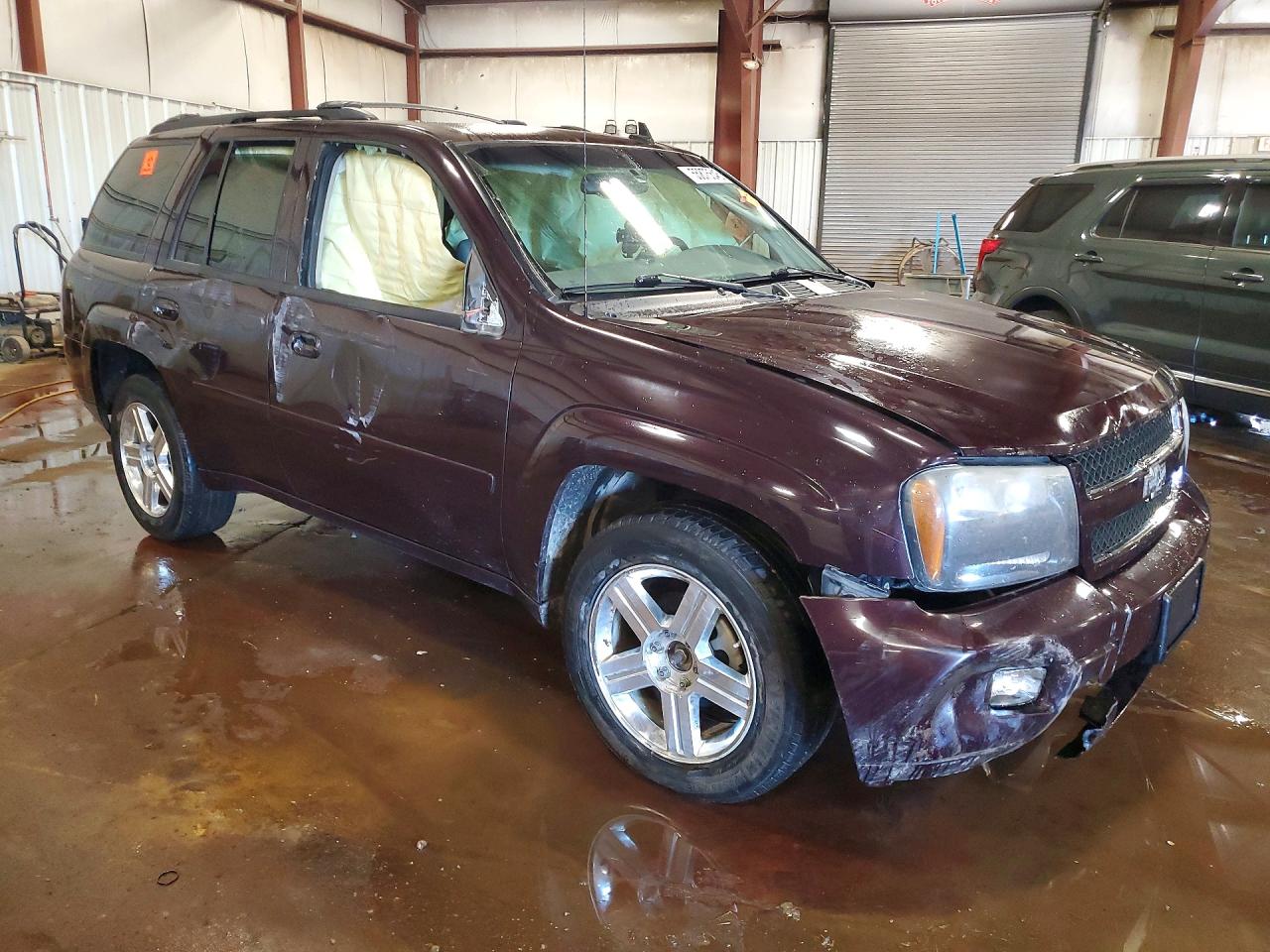 2008 Chevrolet Trailblazer Ls Бордовый vin: 1GNDT13S482242583