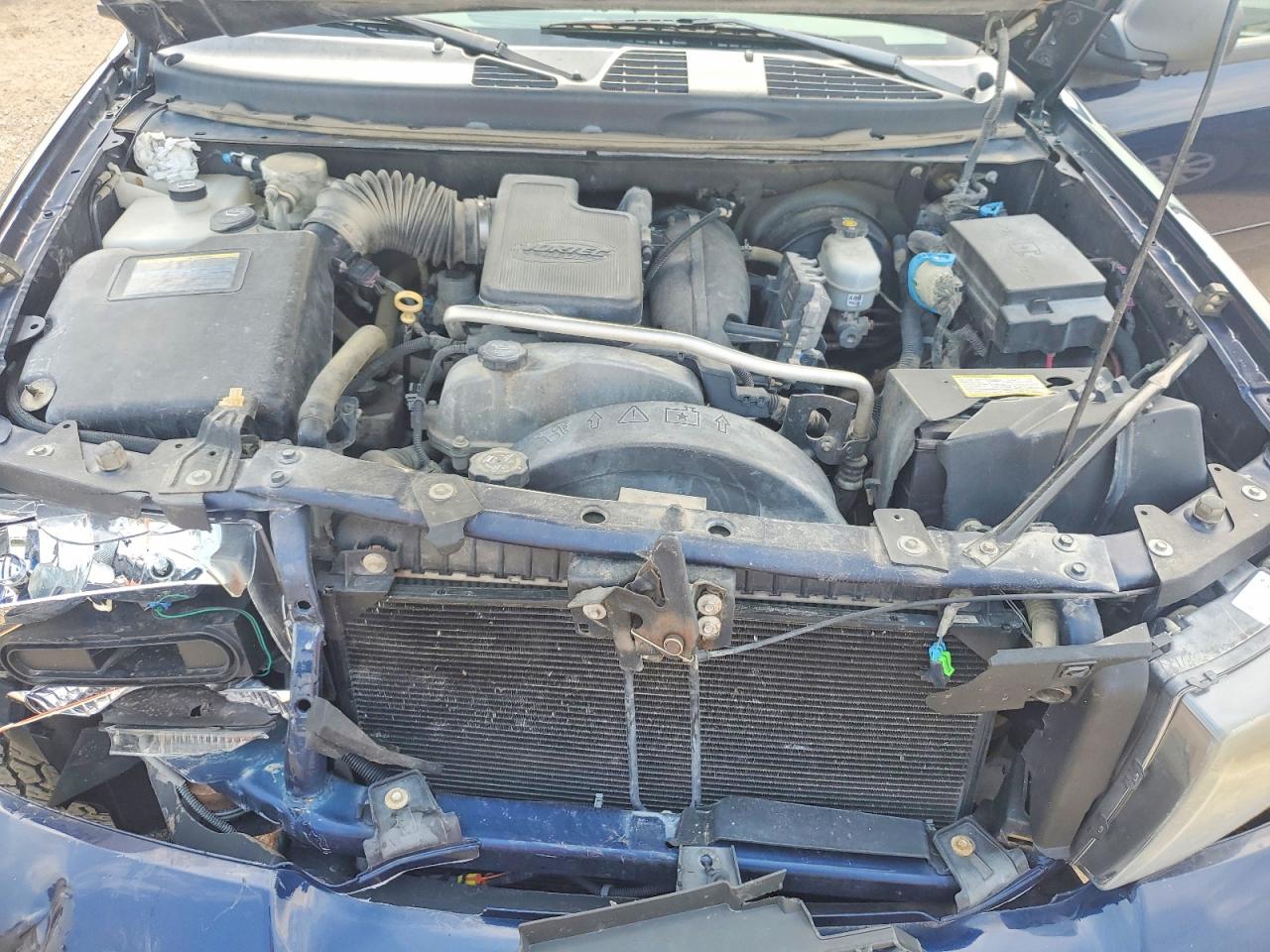 2008 Chevrolet Trailblazer Ls Blue vin: 1GNDT13S482249145