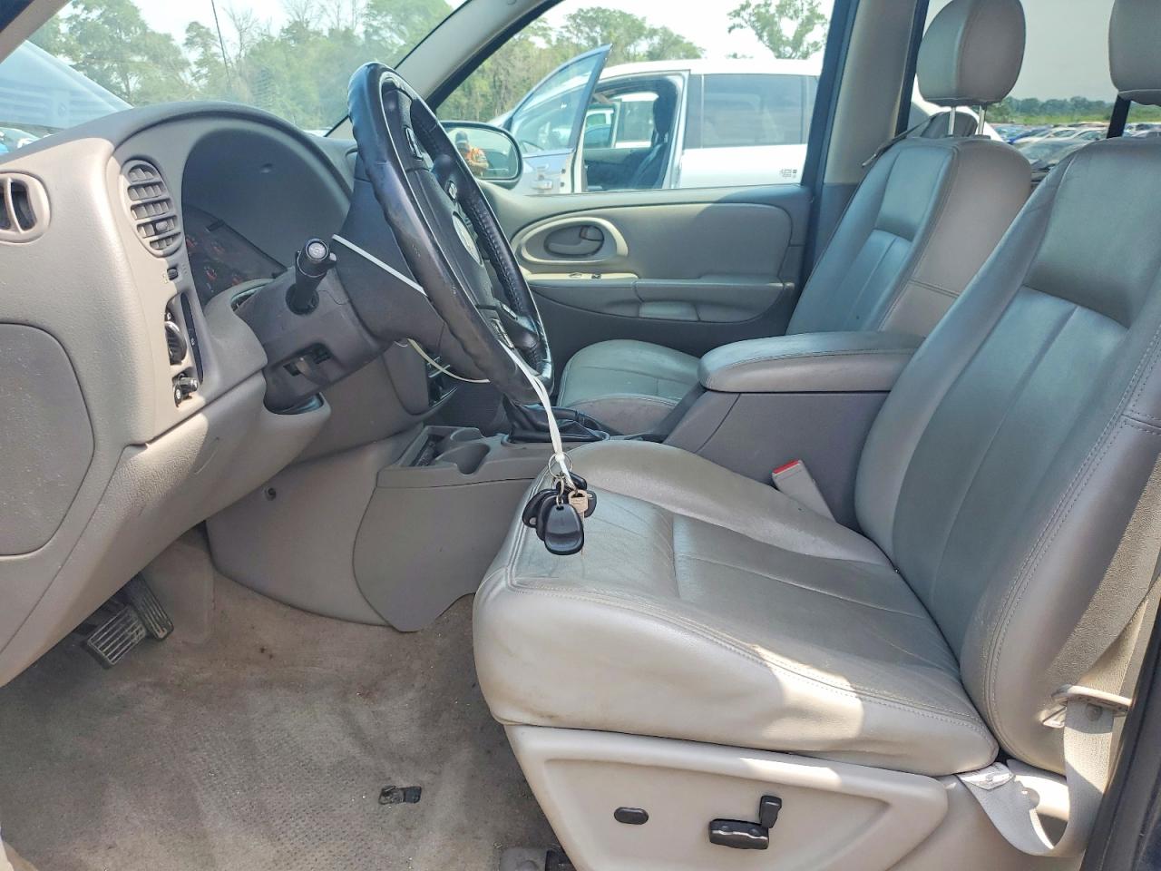 2008 Chevrolet Trailblazer Ls Blue vin: 1GNDT13S482249145