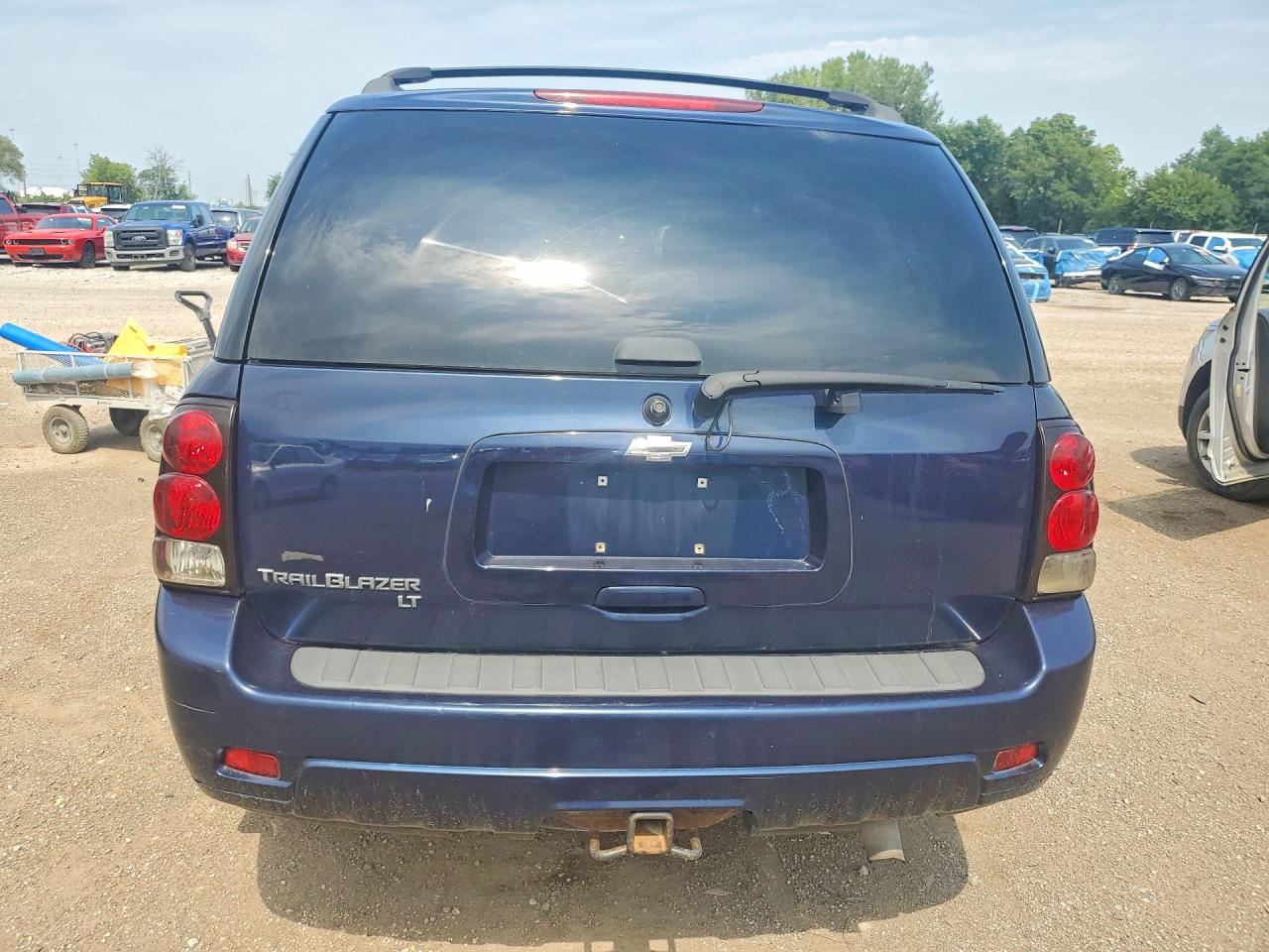 2008 Chevrolet Trailblazer Ls Blue vin: 1GNDT13S482249145