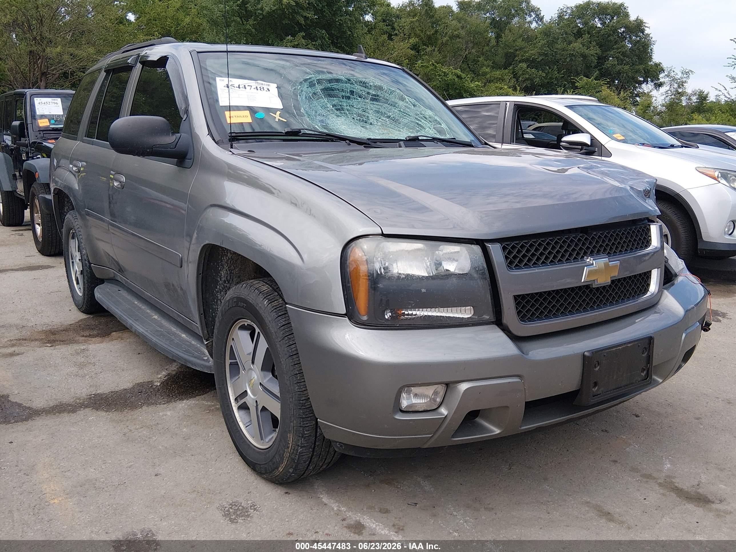 2008 Chevrolet Trailblazer Lt Silver vin: 1GNDT13S482250103