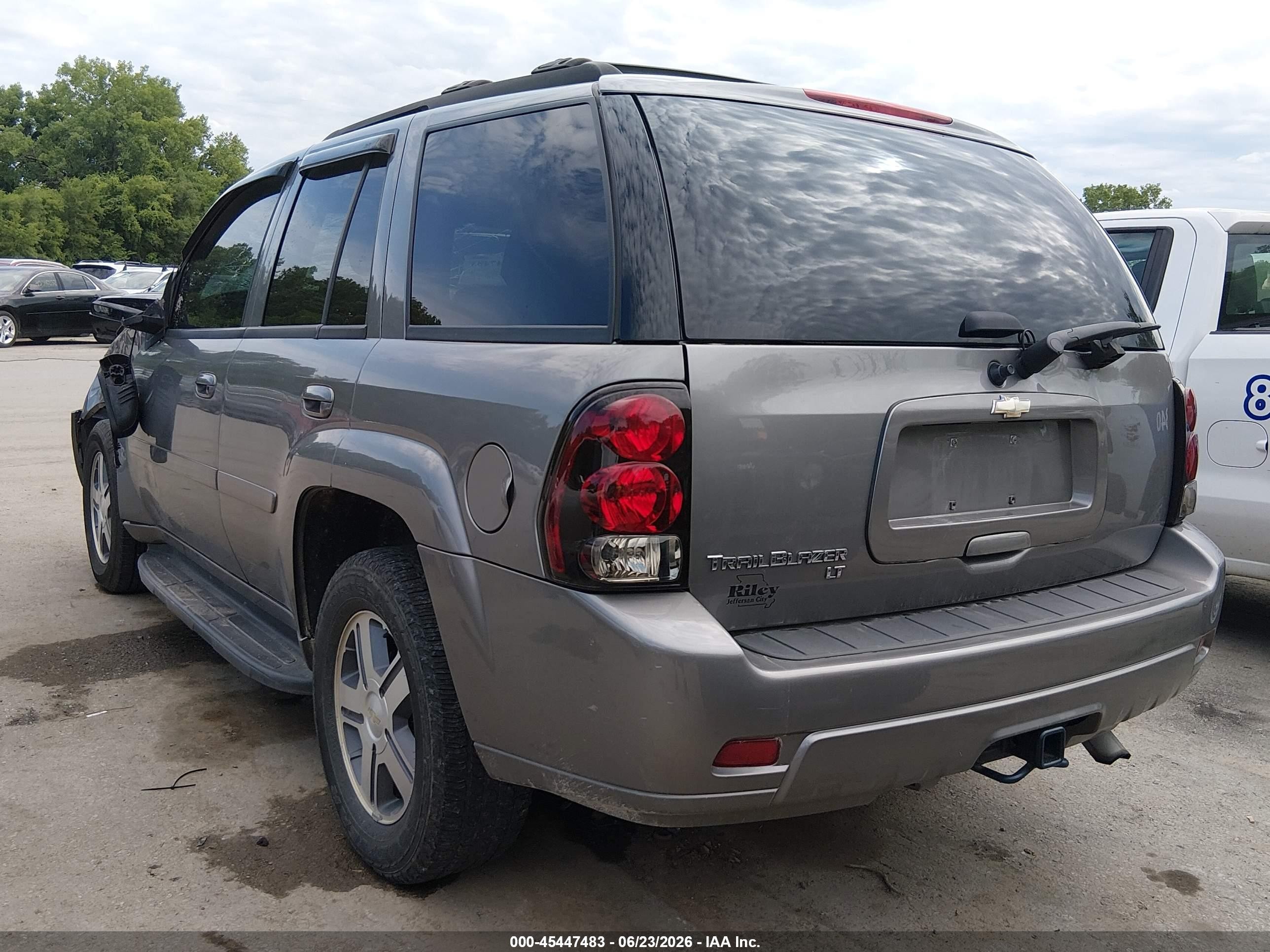 2008 Chevrolet Trailblazer Lt Silver vin: 1GNDT13S482250103