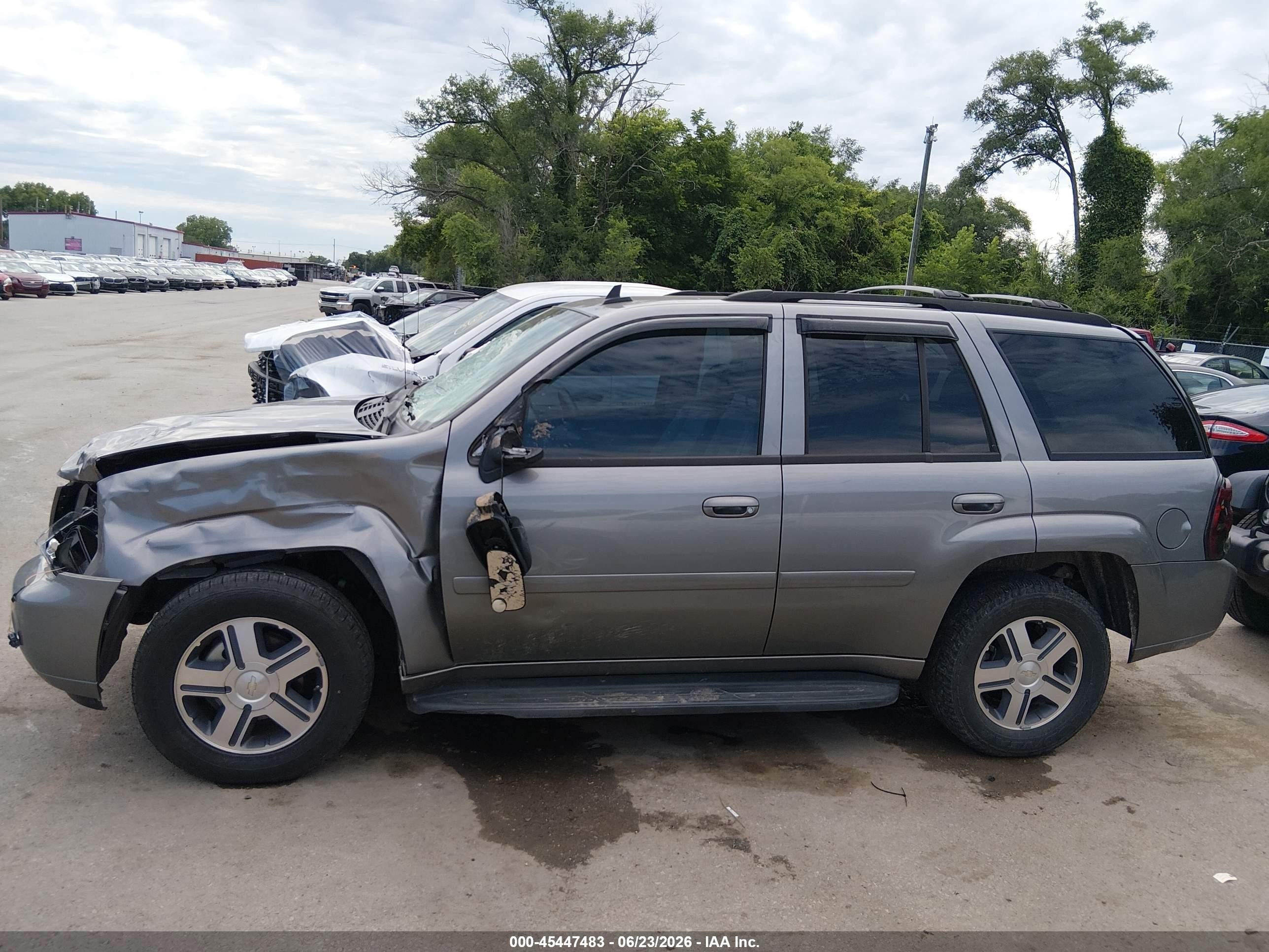 2008 Chevrolet Trailblazer Lt Silver vin: 1GNDT13S482250103
