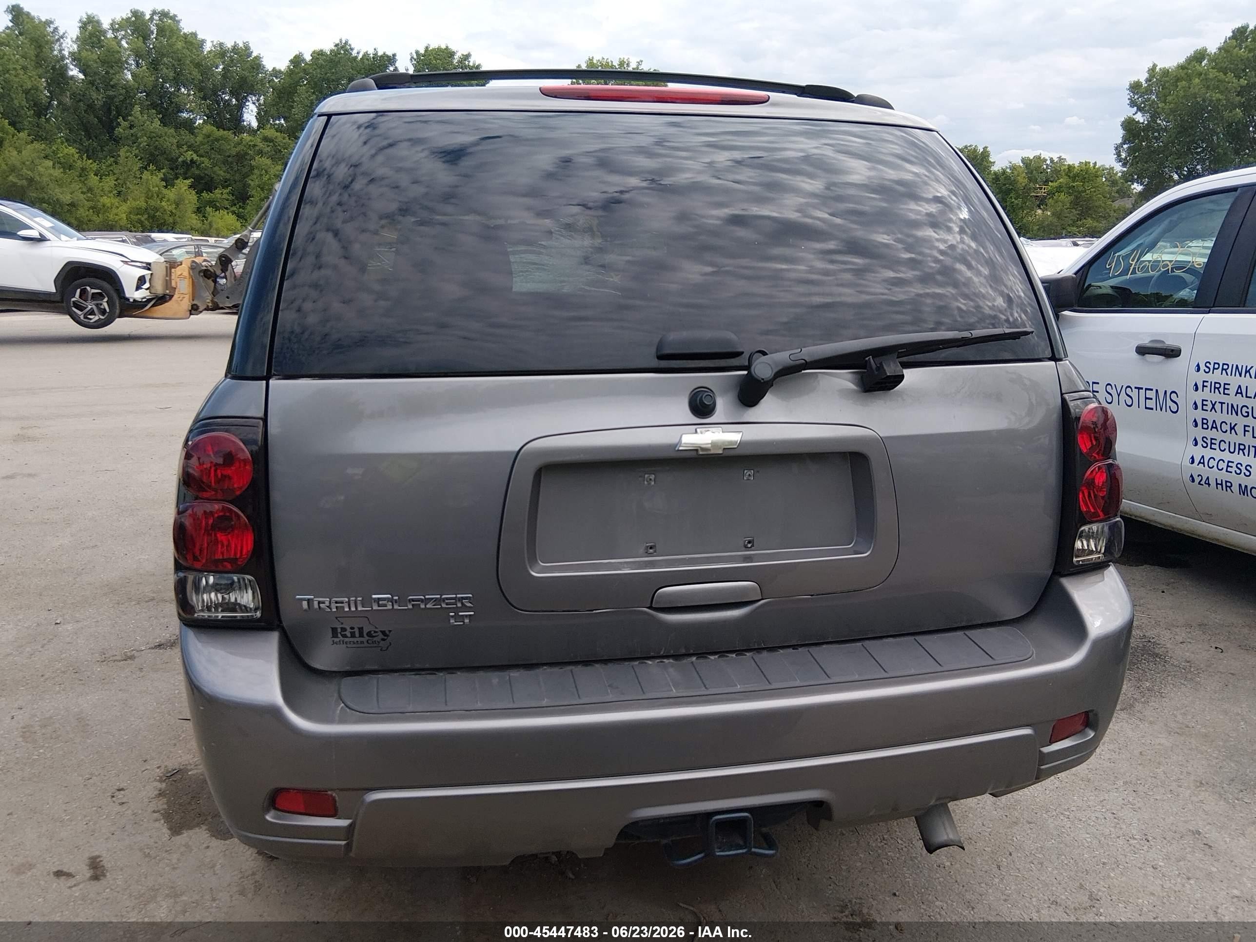 2008 Chevrolet Trailblazer Lt Silver vin: 1GNDT13S482250103