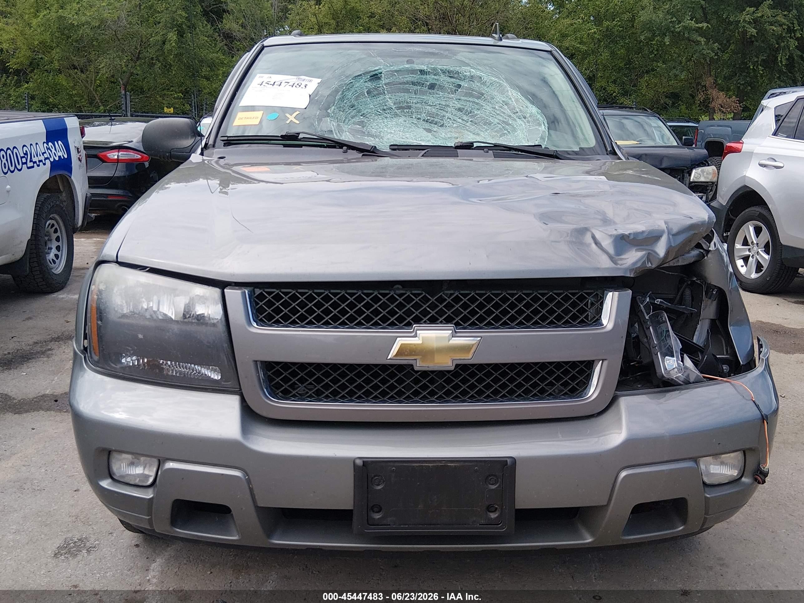 2008 Chevrolet Trailblazer Lt Silver vin: 1GNDT13S482250103