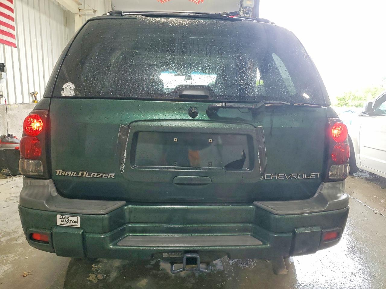 2002 Chevrolet Trailblazer Green vin: 1GNDT13S522245032