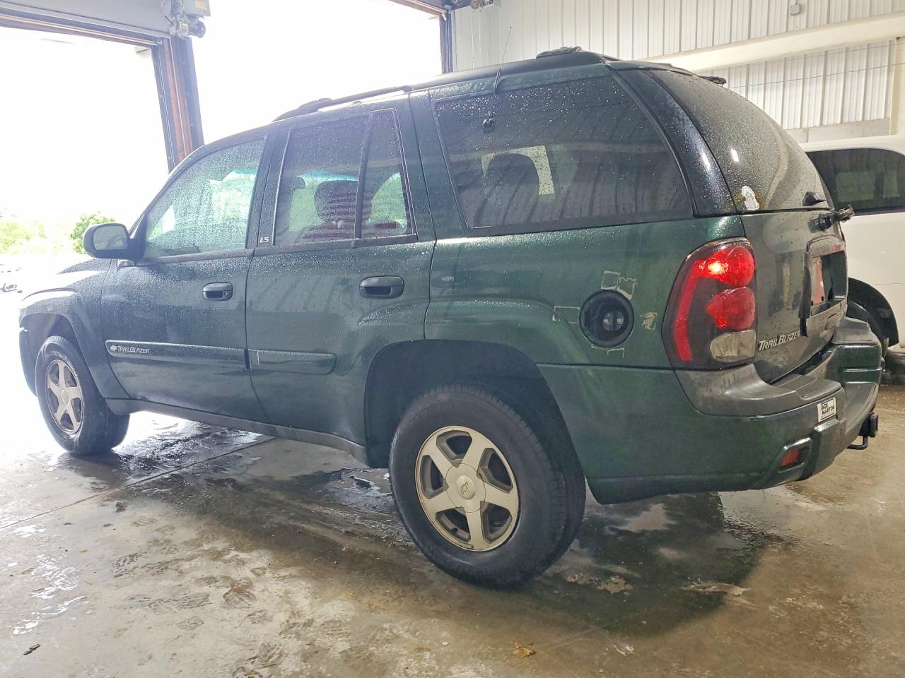 2002 Chevrolet Trailblazer Green vin: 1GNDT13S522245032