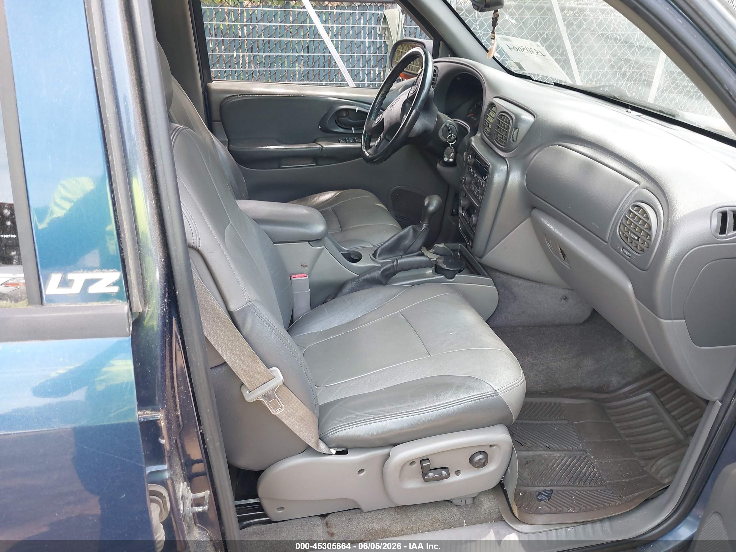 2002 Chevrolet Trailblazer Ltz Blue vin: 1GNDT13S522274661