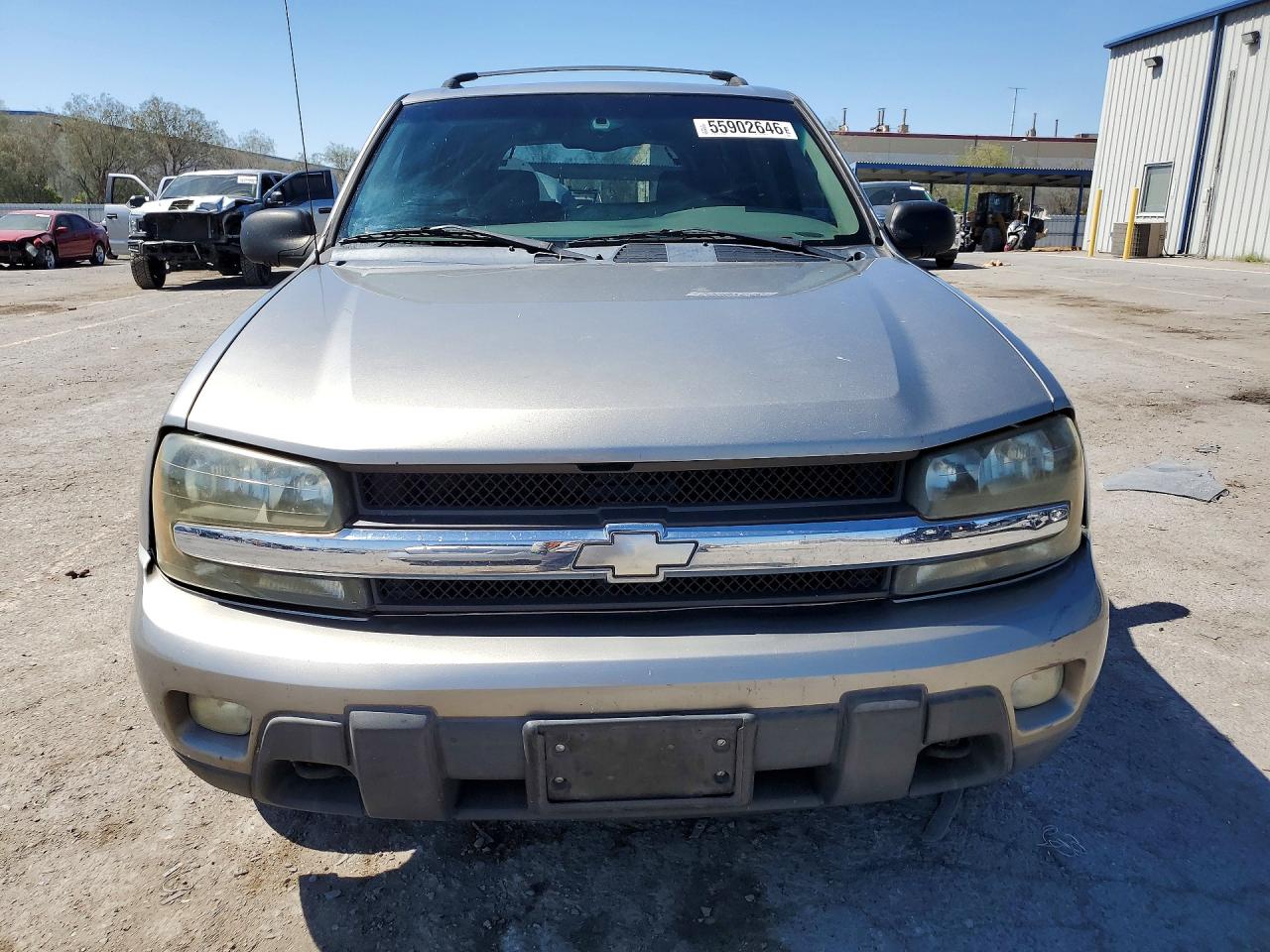 2002 Chevrolet Trailblazer Silver vin: 1GNDT13S522320036