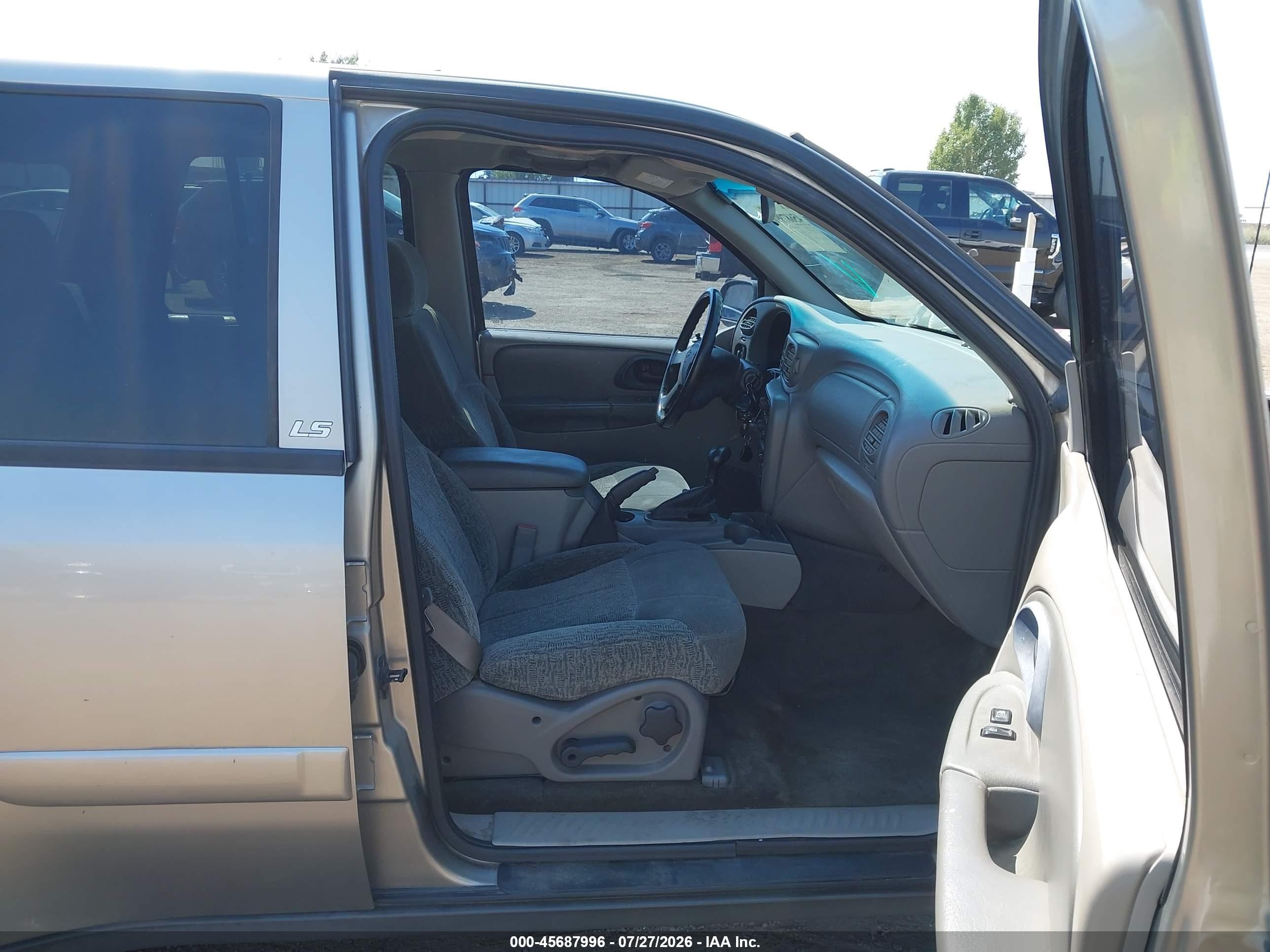 2002 Chevrolet Trailblazer Ls Silver vin: 1GNDT13S522369009