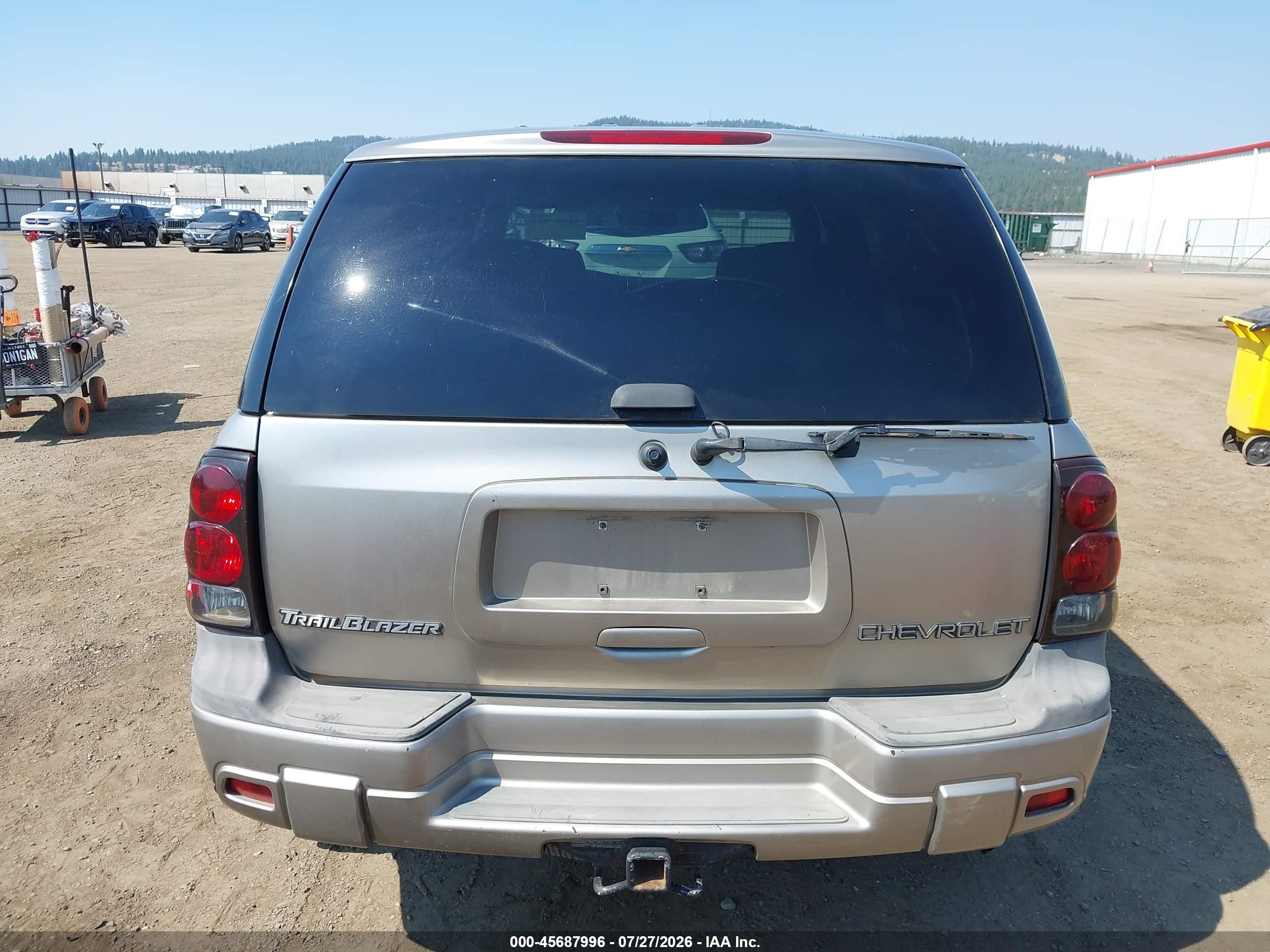 2002 Chevrolet Trailblazer Ls Silver vin: 1GNDT13S522369009