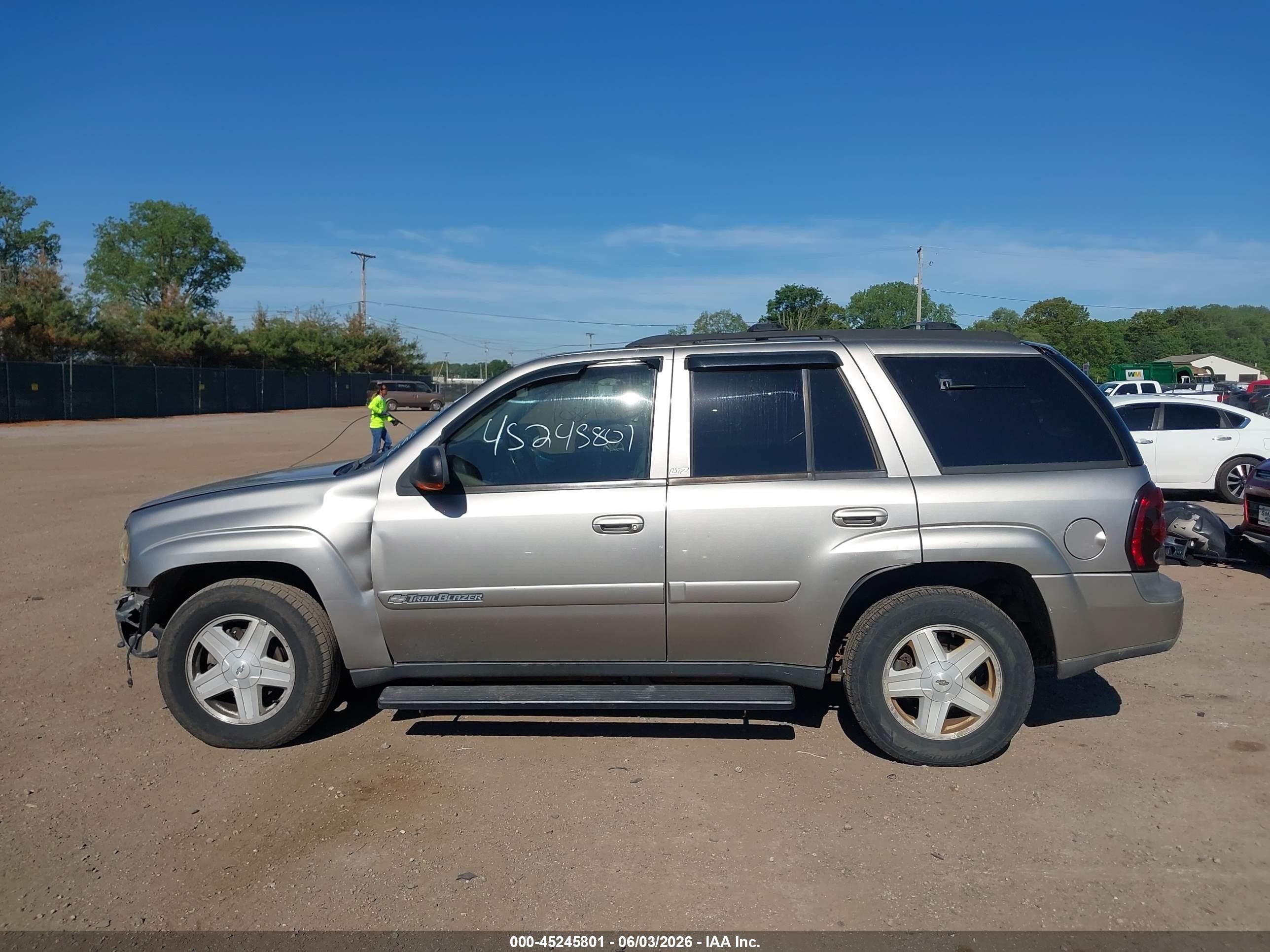 2002 Chevrolet Trailblazer Ltz Champagne vin: 1GNDT13S522394556
