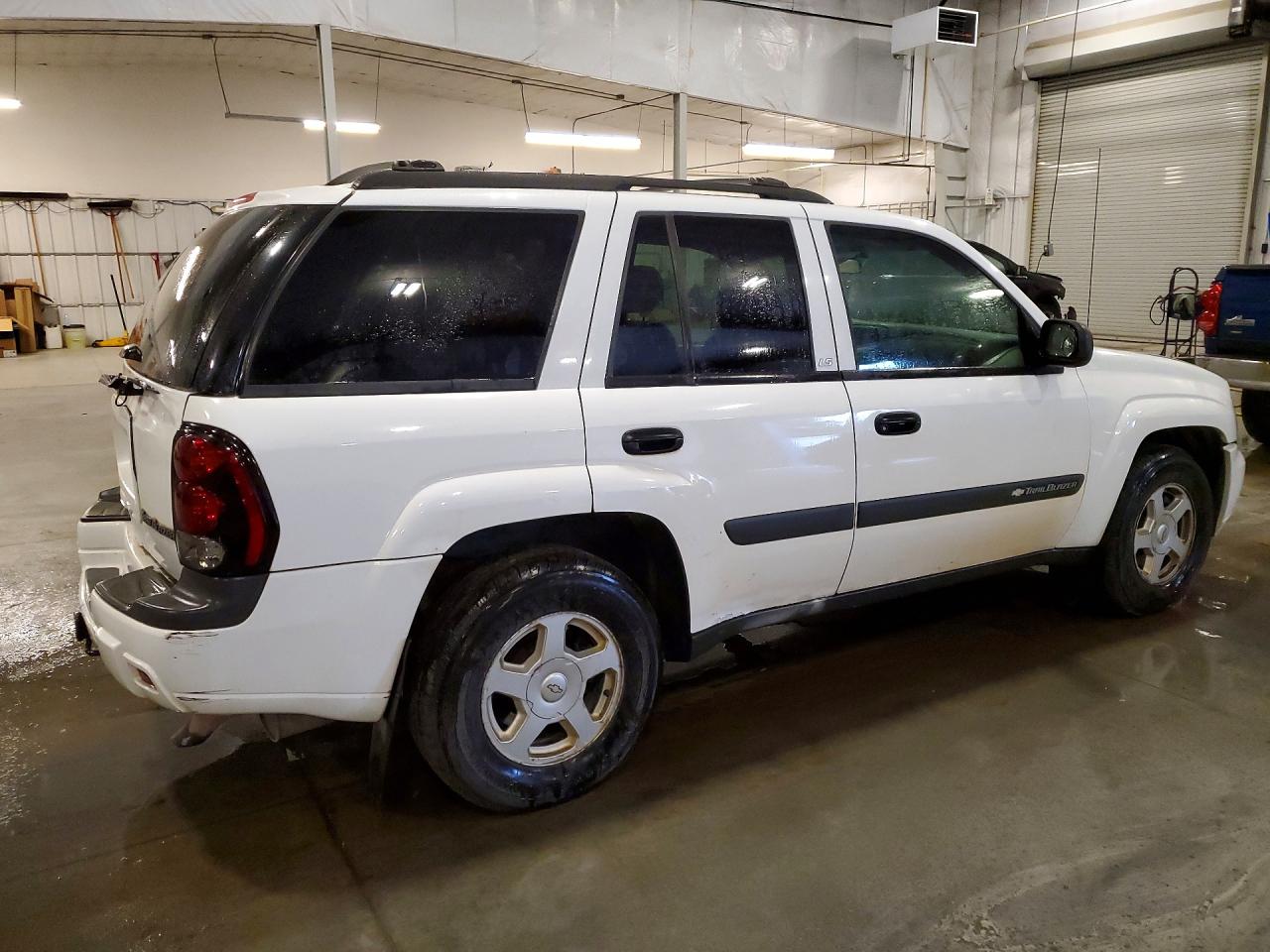 2003 Chevrolet Trailblazer White vin: 1GNDT13S532116385