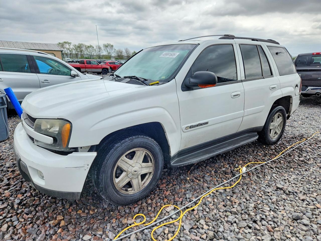 2003 Chevrolet Trailblazer Белый vin: 1GNDT13S532290389