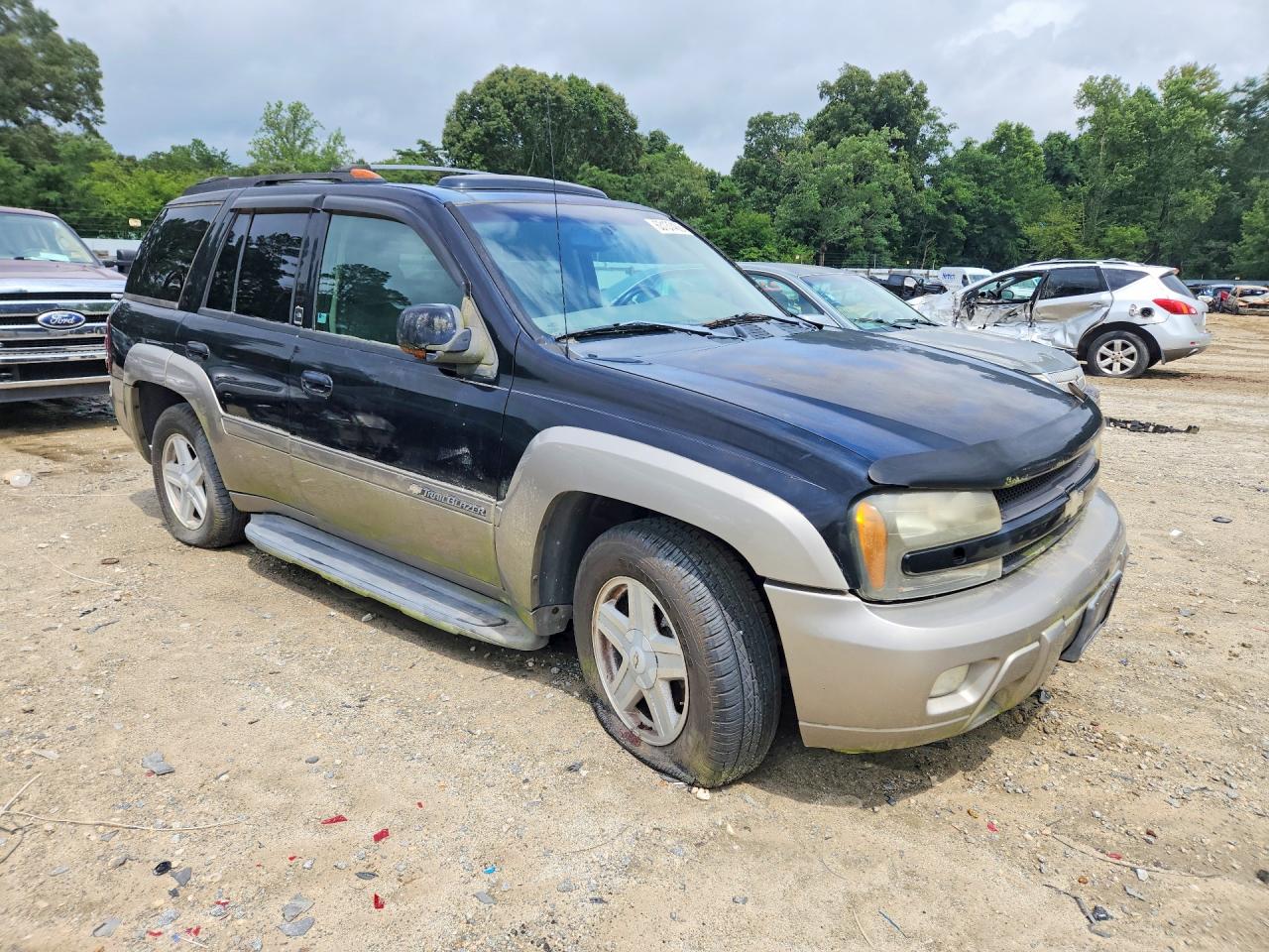 2003 Chevrolet Trailblazer Blue vin: 1GNDT13S532308826