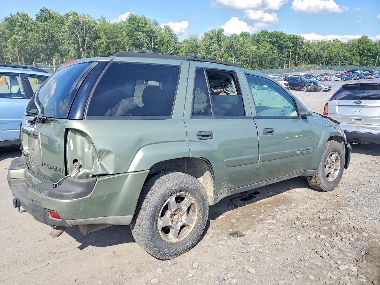 2003 Chevrolet Trailblazer Green vin: 1GNDT13S532374213